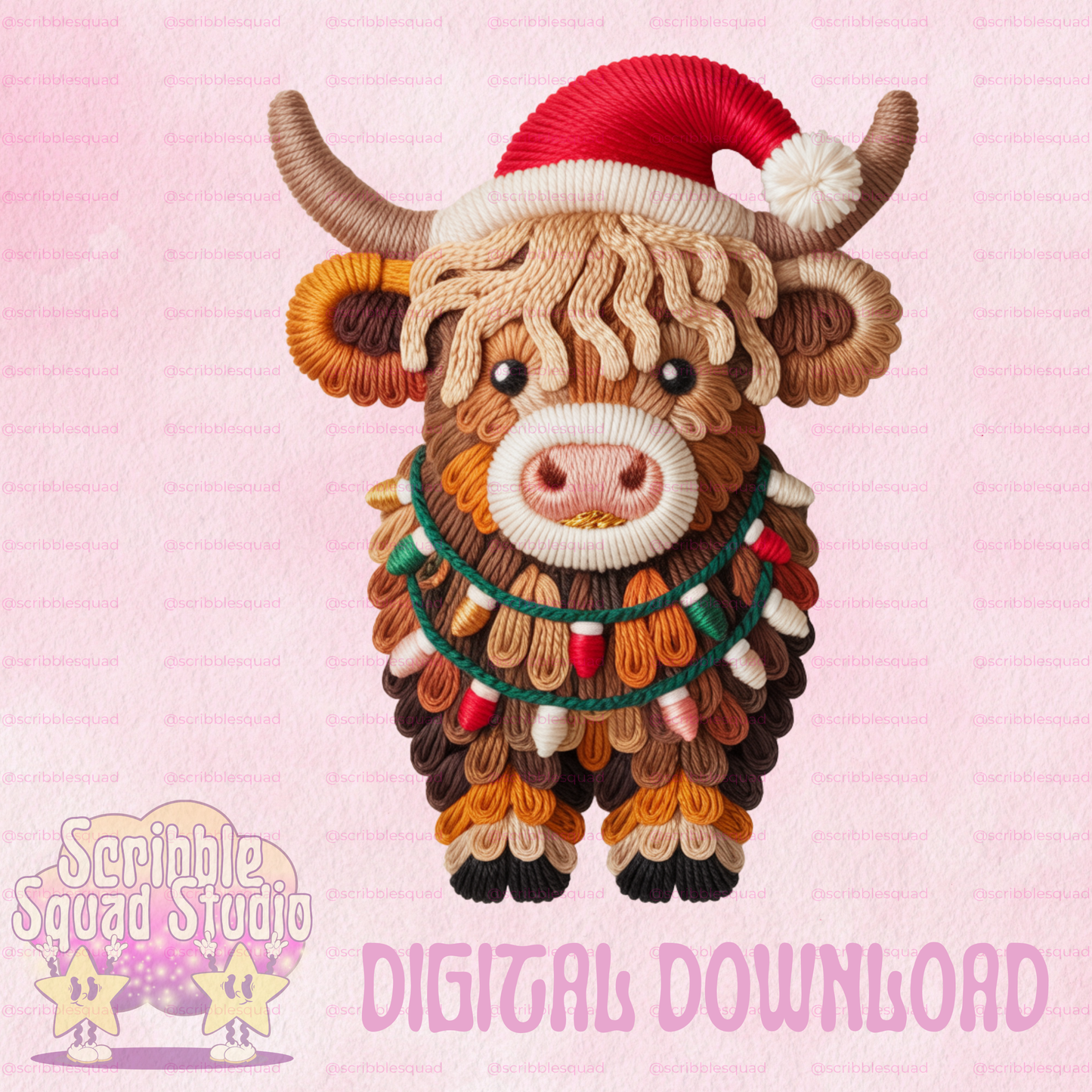 CHRISTMAS COW PNG