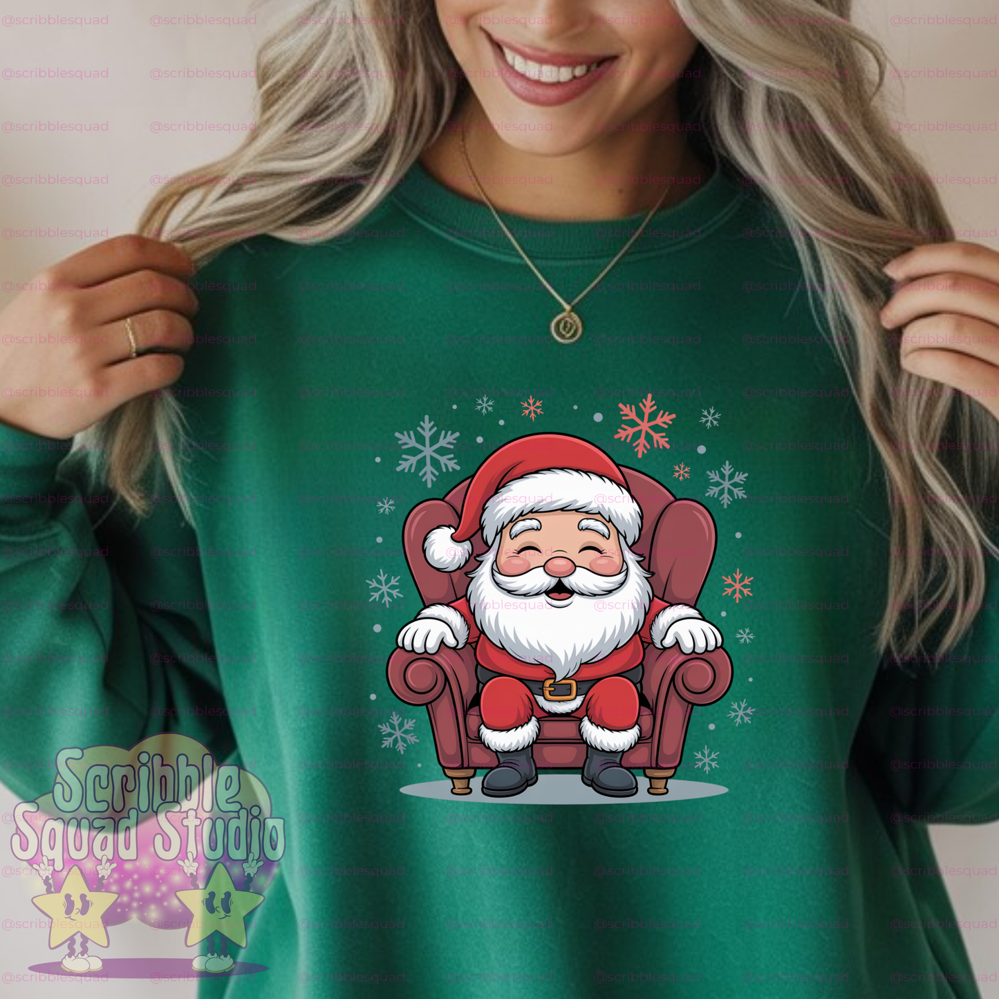 HAPPY SANTA PNG