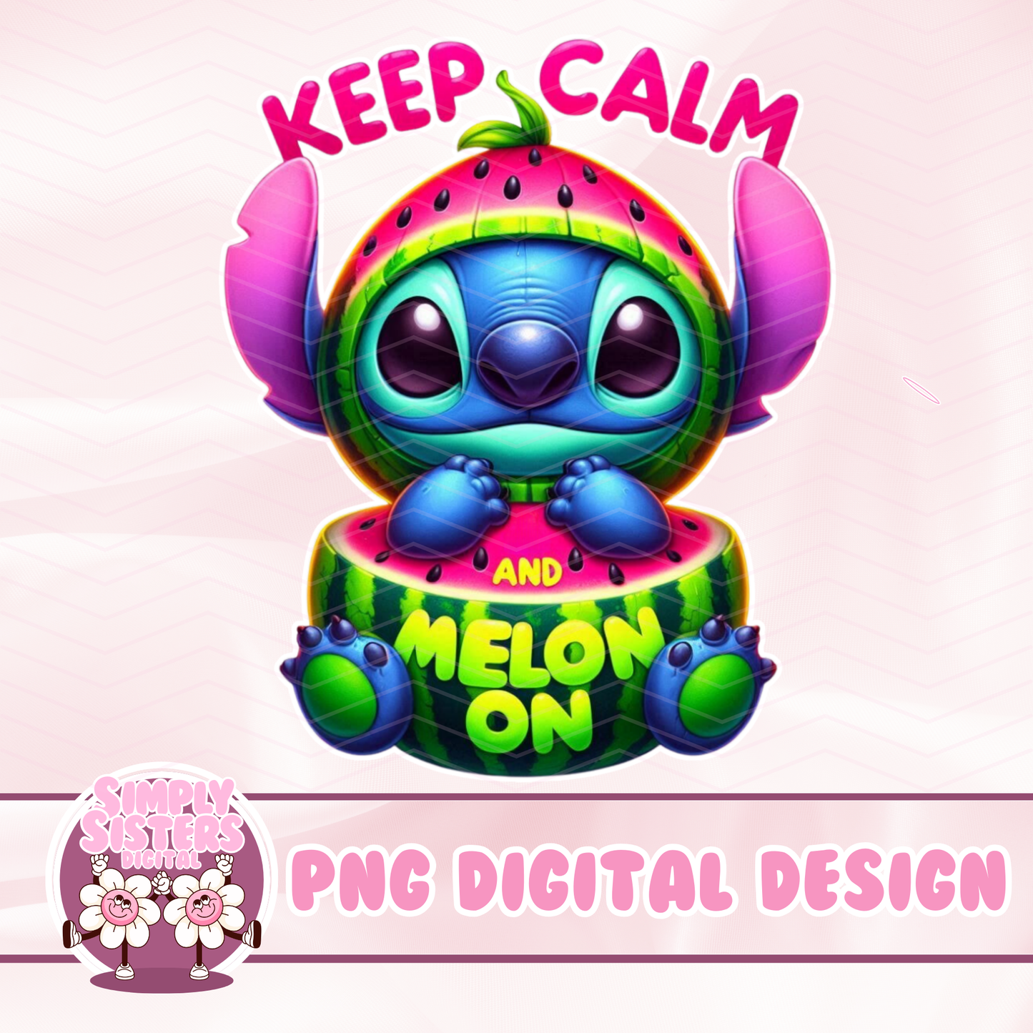 MELON ON STITCH PNG