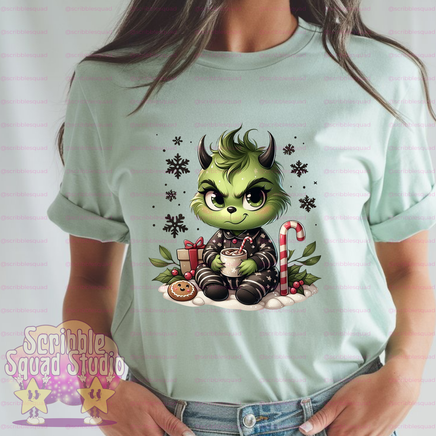 DEVIOUS CHRISTMAS GRINCH PNG