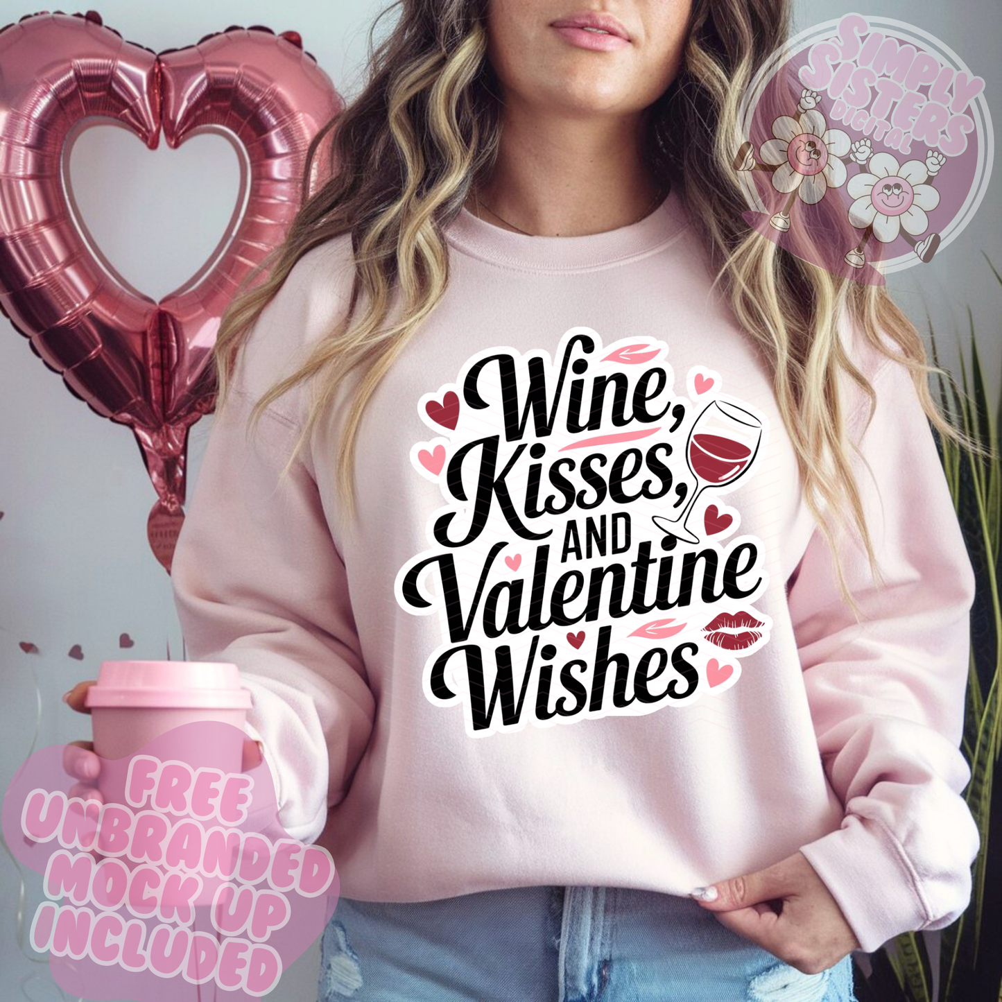 WINE KISSES & VALENTINE WISHES