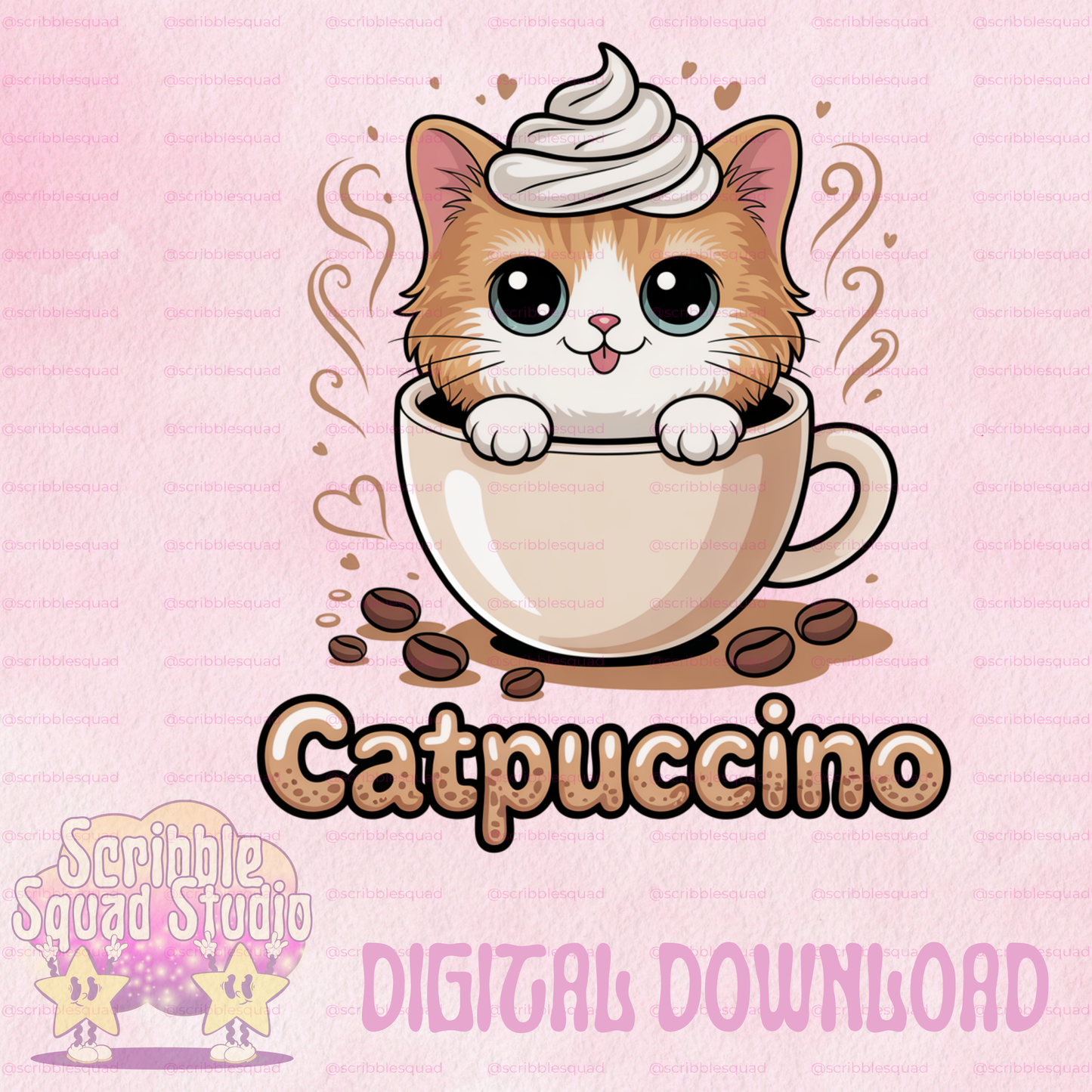CATPUCCINO KITTY PNG