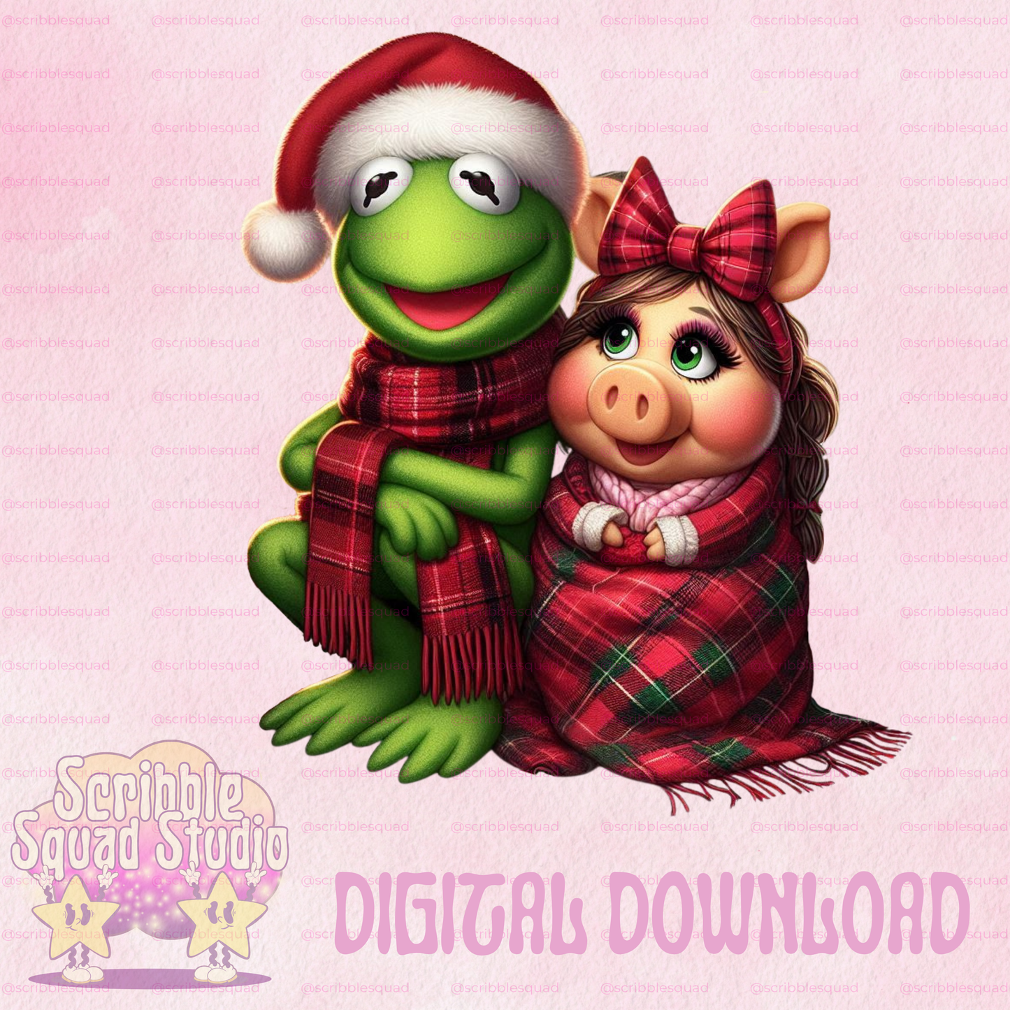 KERMIT AND PIGGY PNG