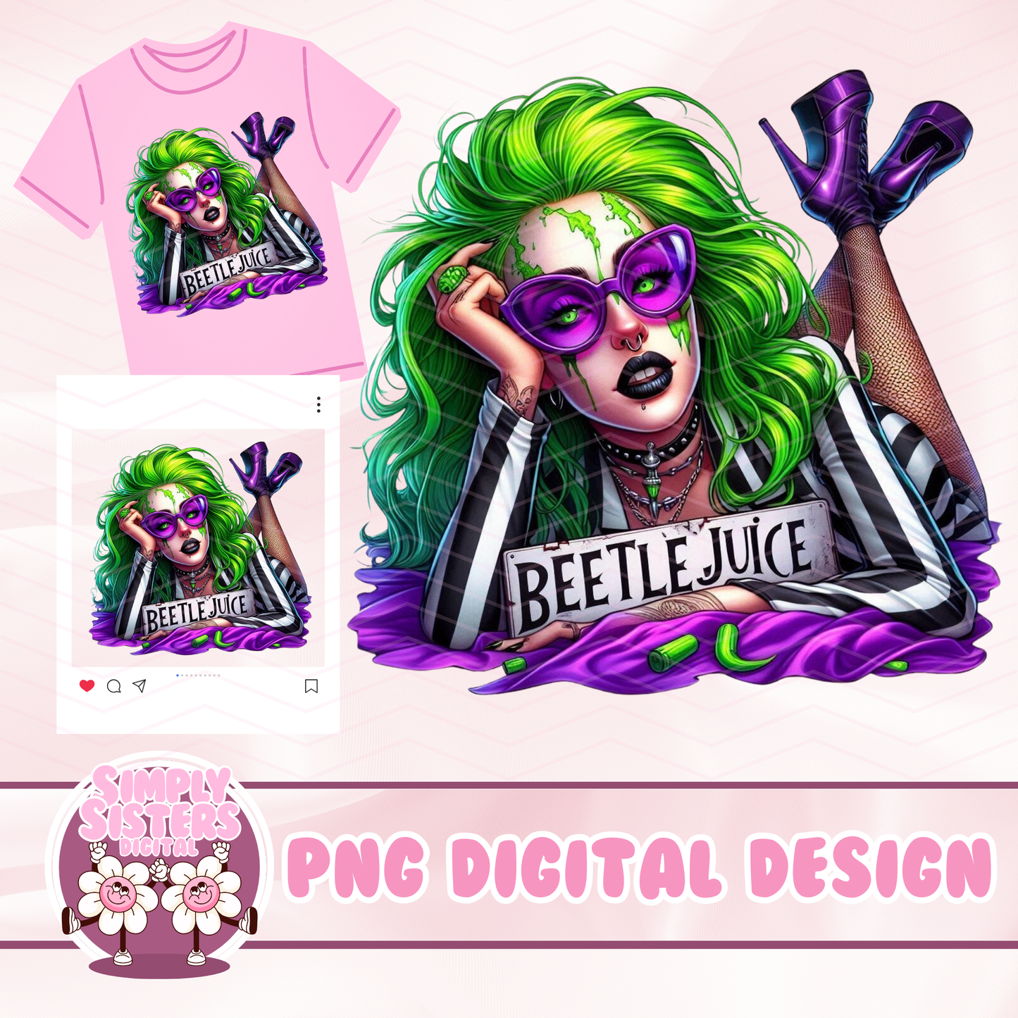 LADY BEETLEJUICE PNG