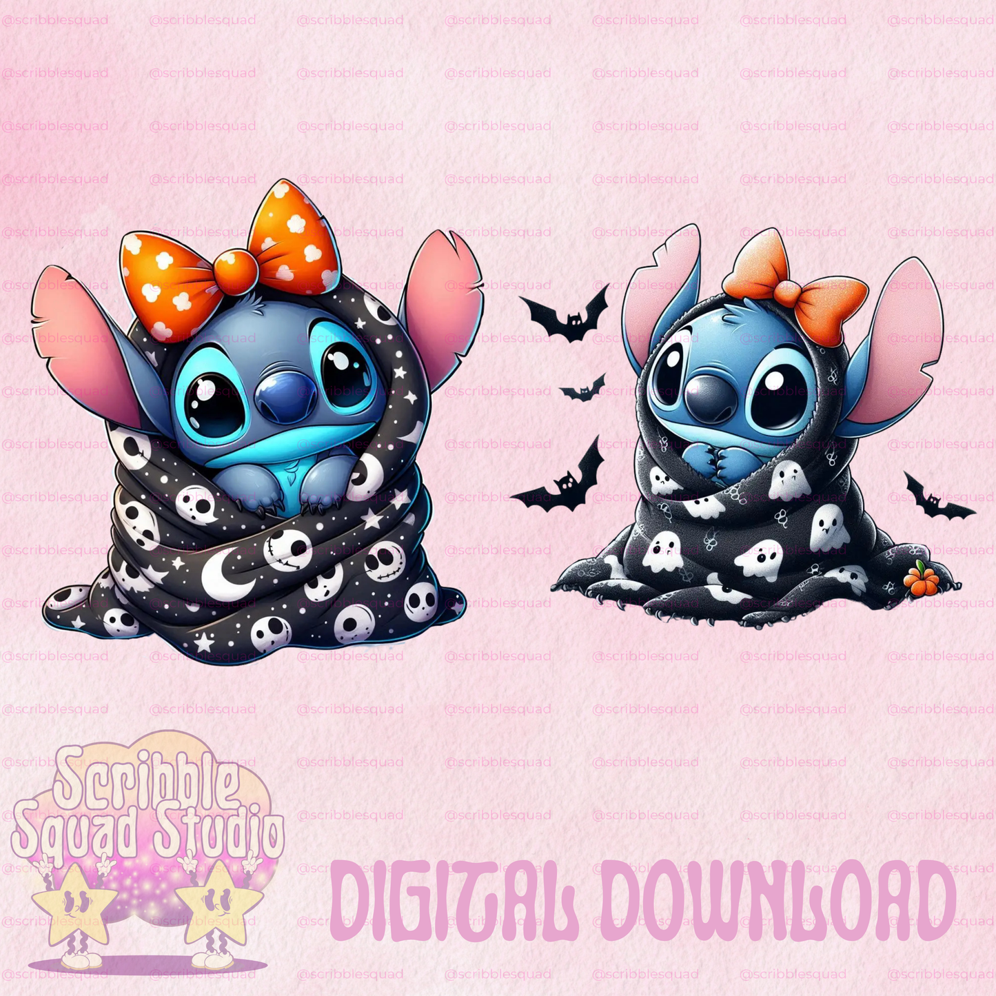 SPOOKY STITCH PNG BUNDLE