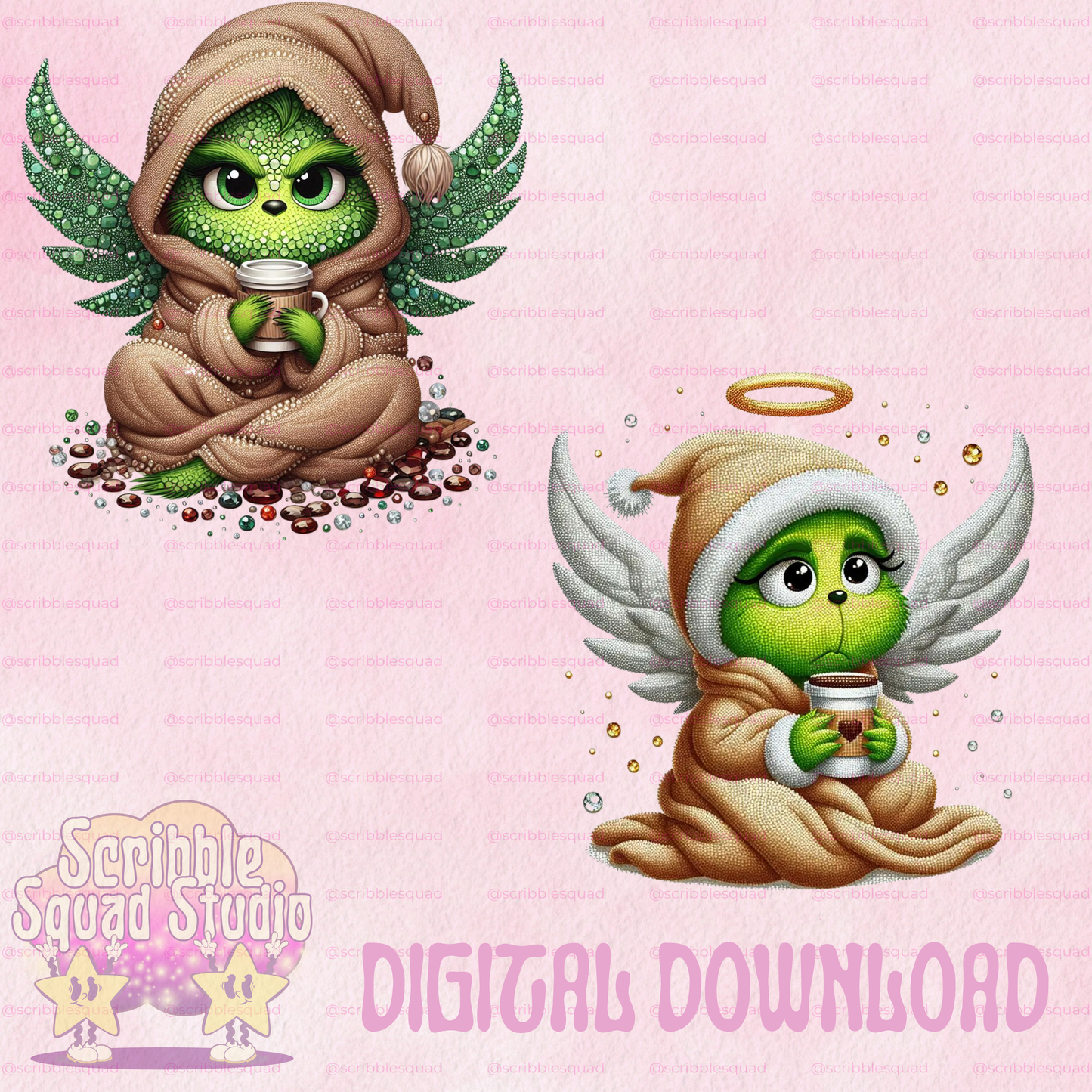 GRINCH ANGEL PNG