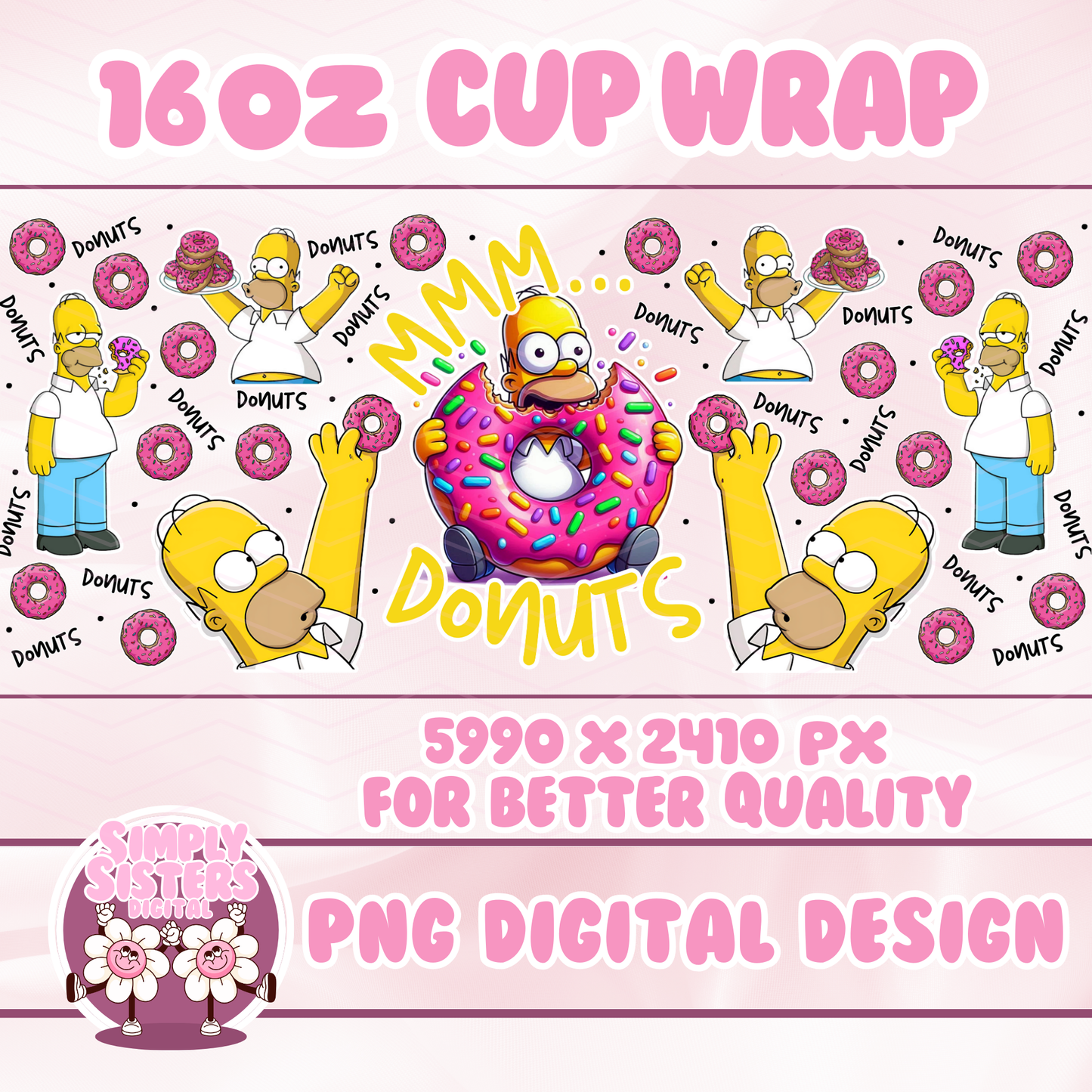 SIMPSON DOUGHNUT WRAP