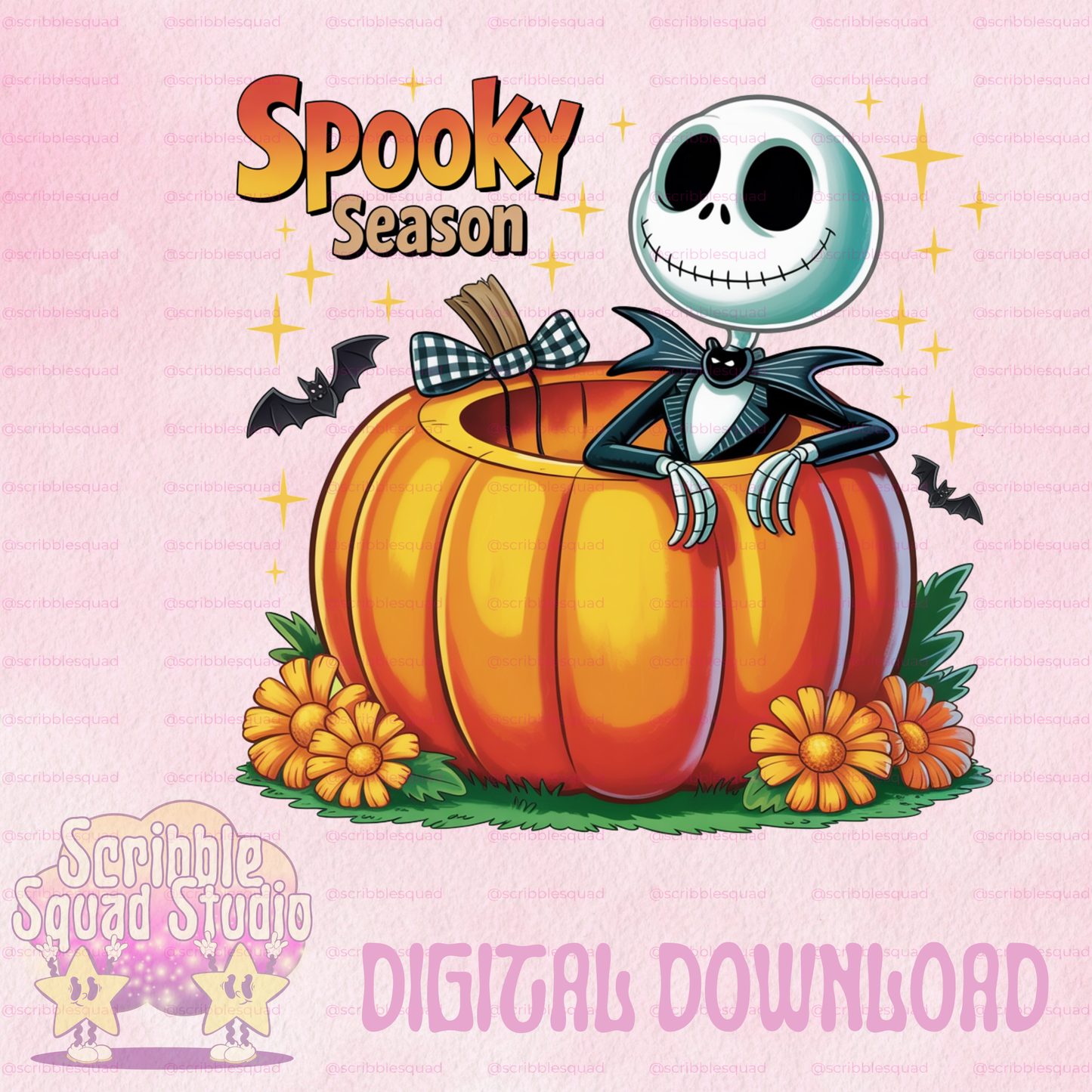 PUMPKIN KING SPOOKY VIBES PNG