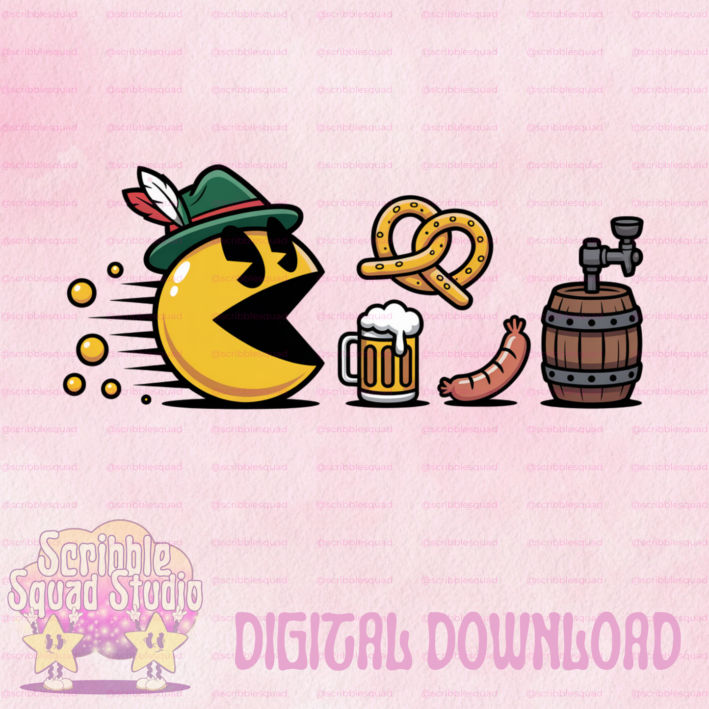 PACMAN SAINT PATRICK'S DAY PNG