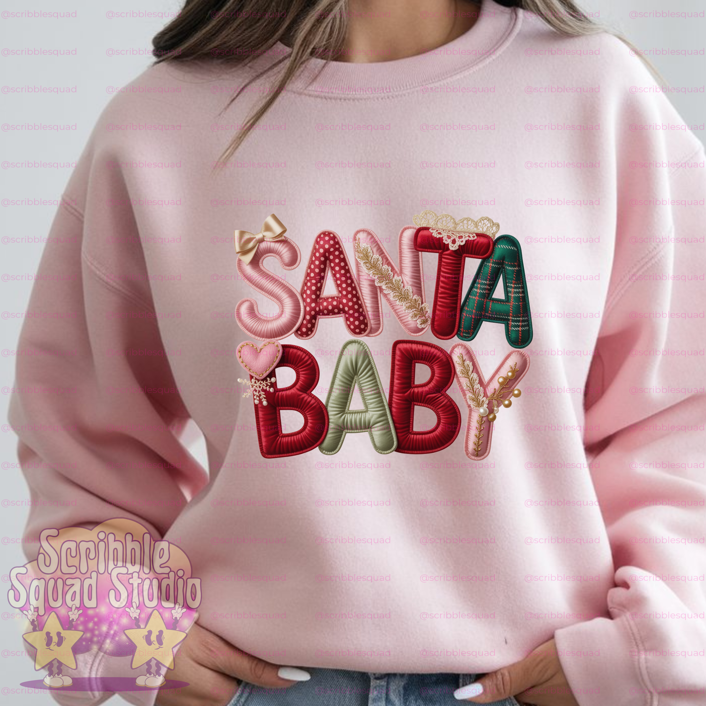 SANTA BABY PNG