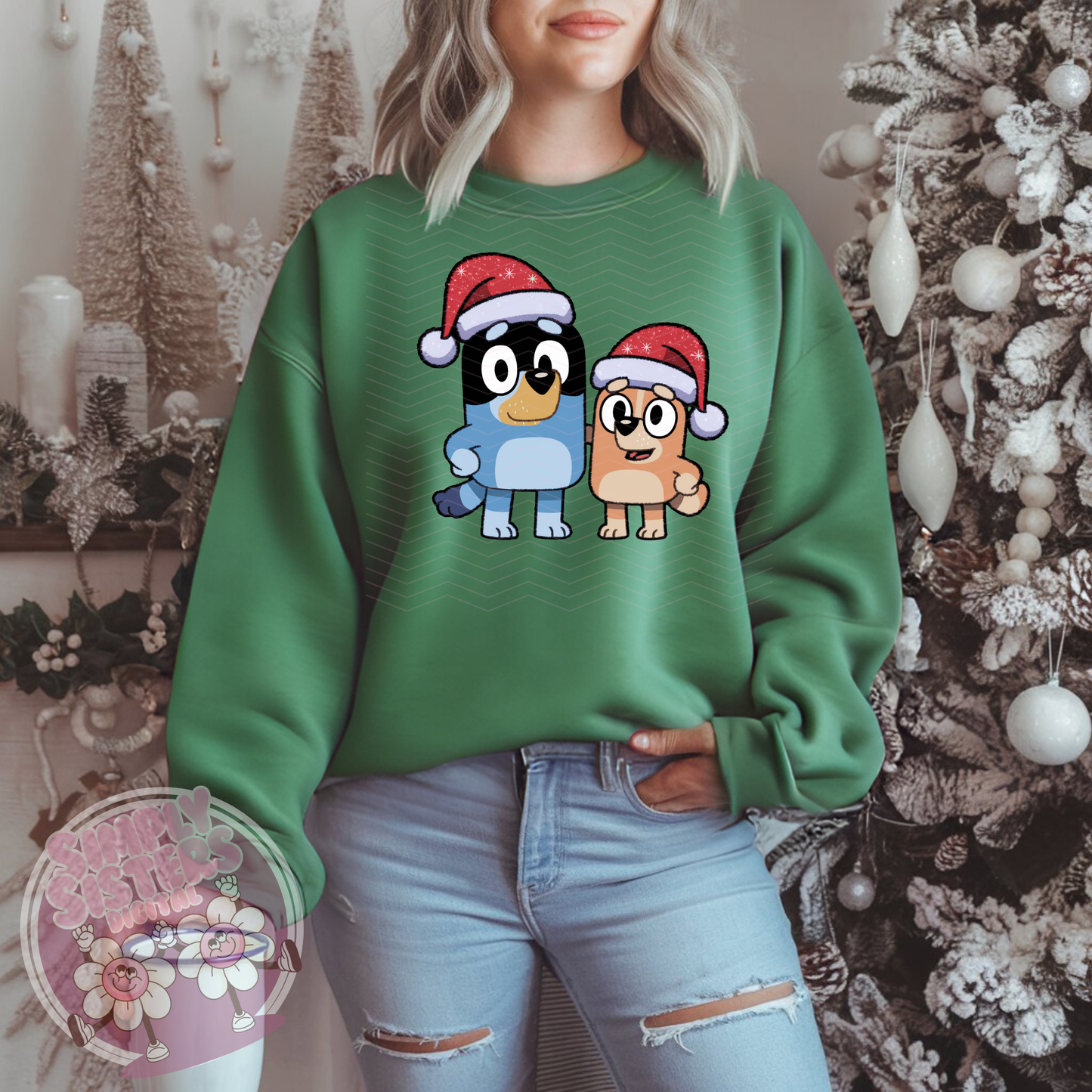 EMBROIDERED BLUEY PNG