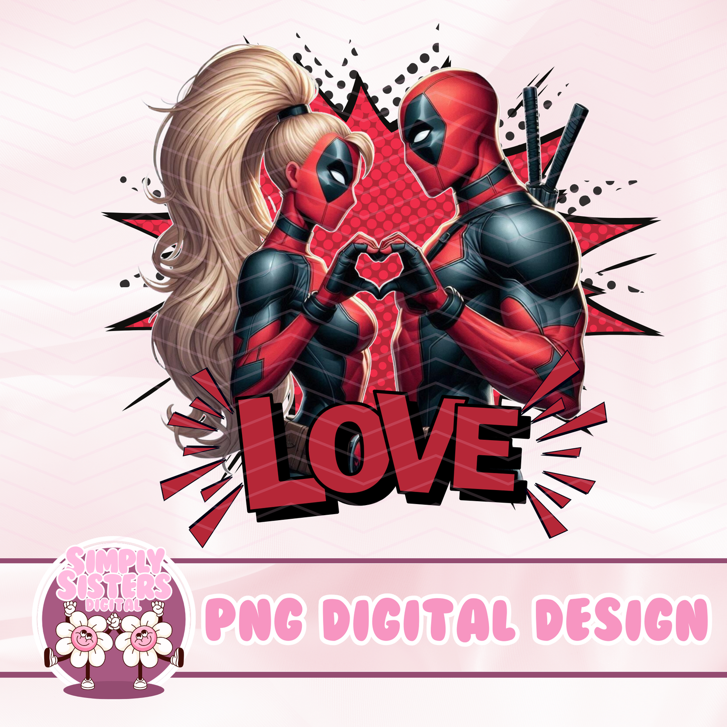 LADY DEADPOOL LOVE PNG