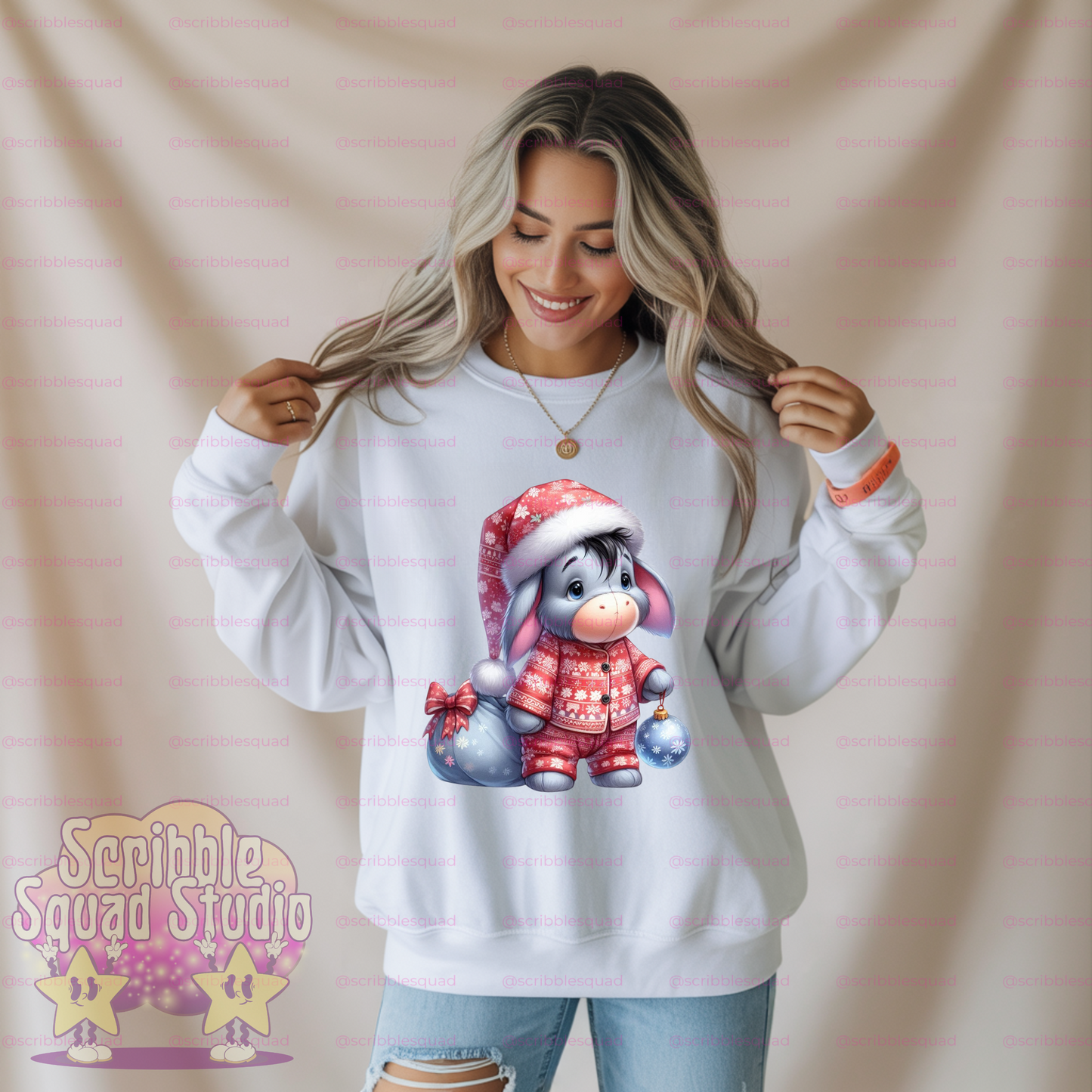 CHRISTMAS EEYORE PNG