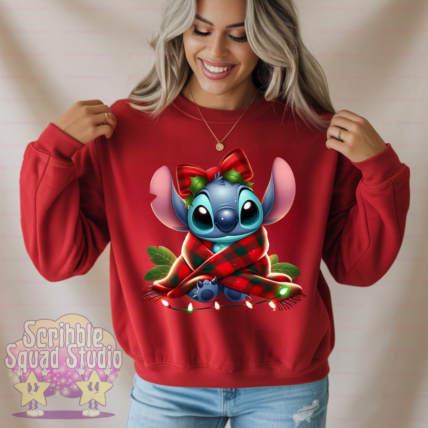 FESTIVE STITCH PLAID PNGS