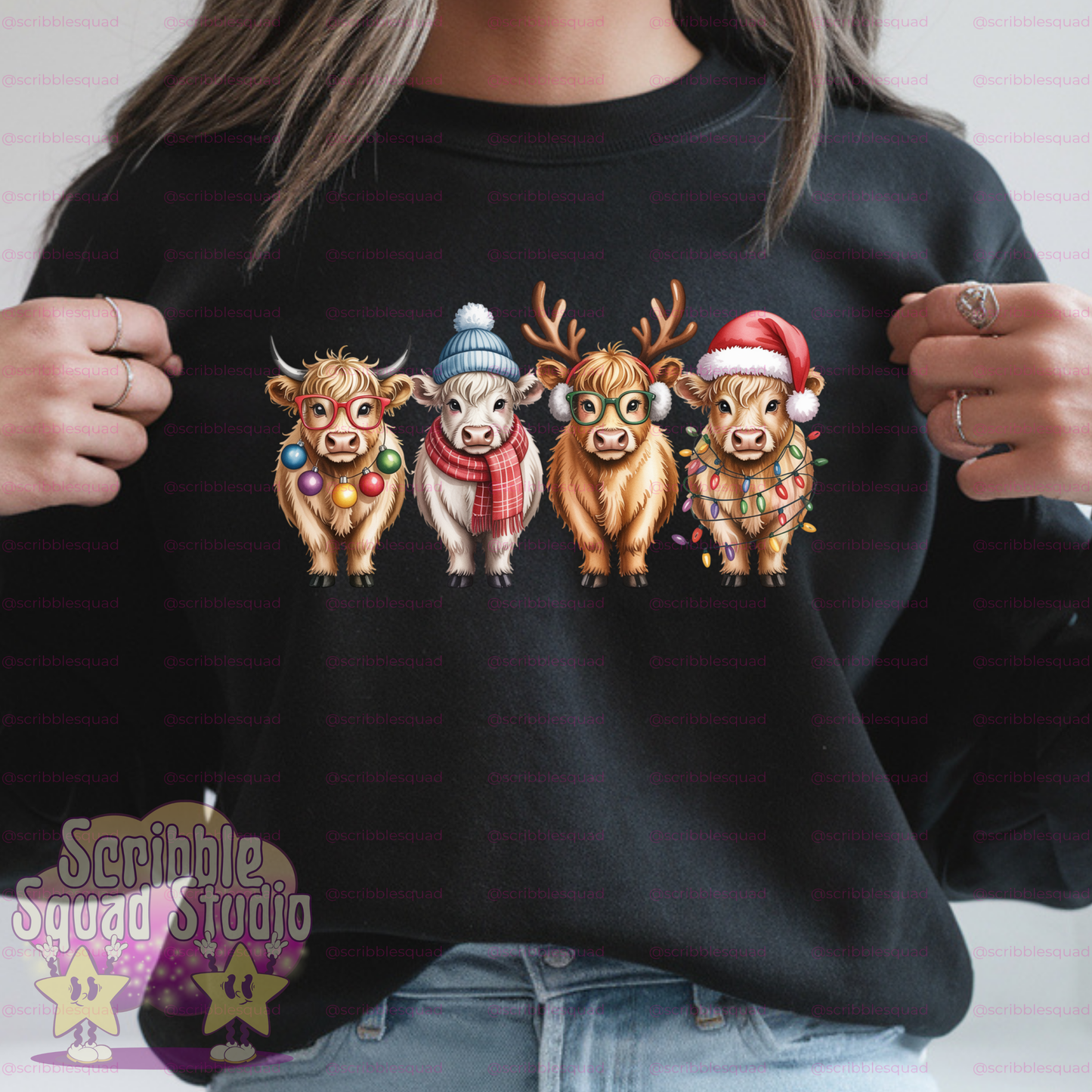 CHRISTMAS COWS PNG