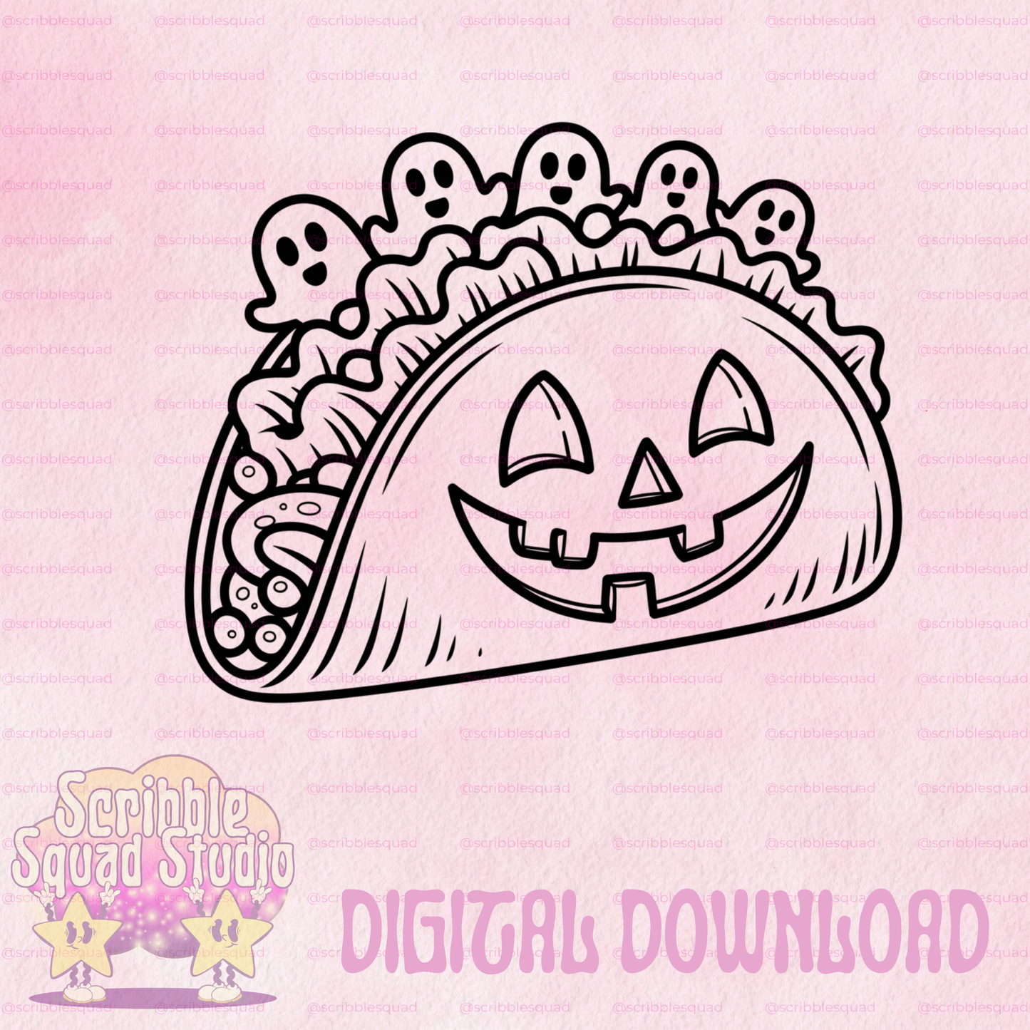 TACO BOUT GHOSTS PNG