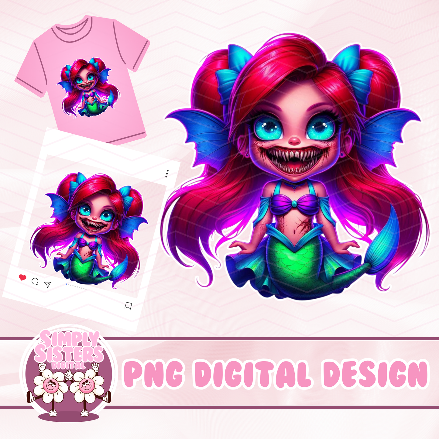 EVIL ARIEL MERMAID PNG