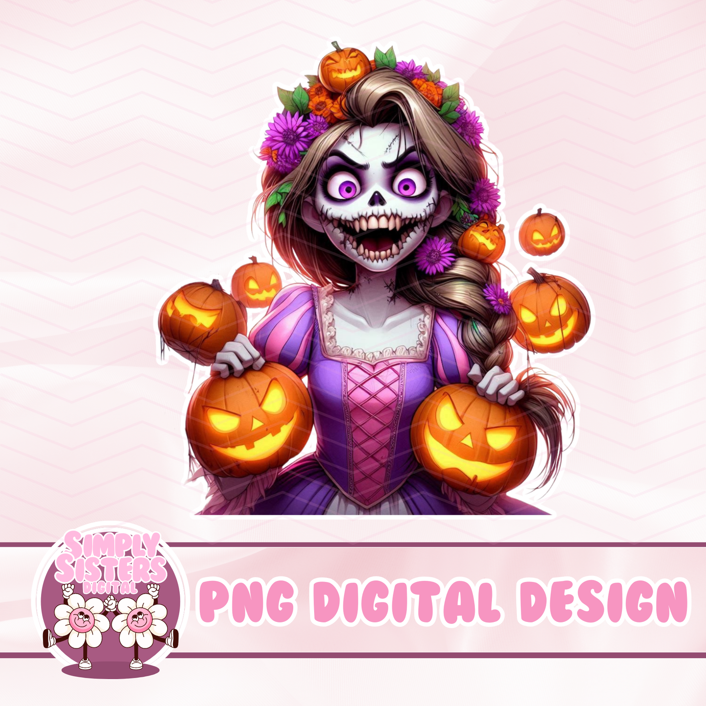 ZOMBIE REPUNZEL PNG