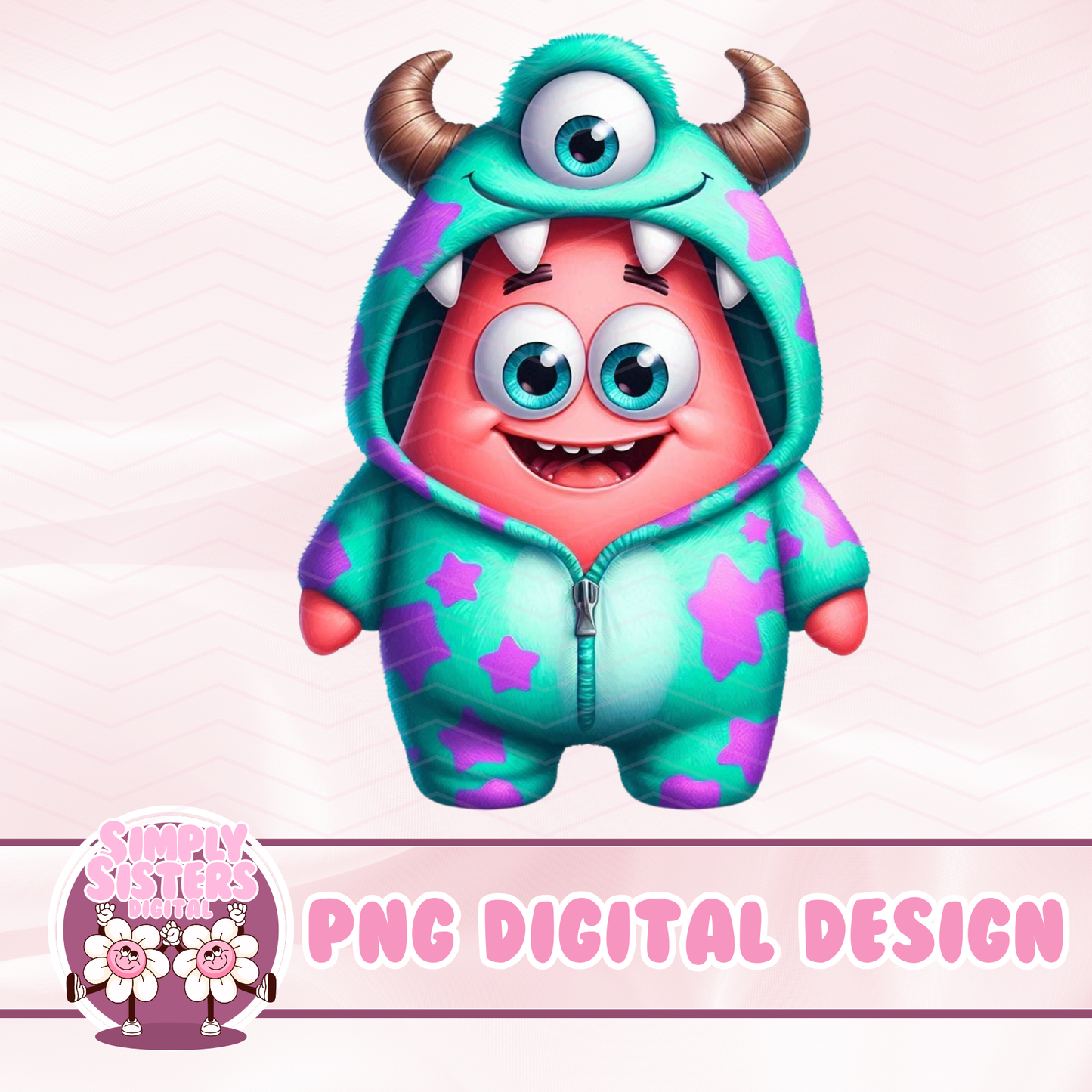 PATRICK WEARING SULLY PAJAMAS PNG