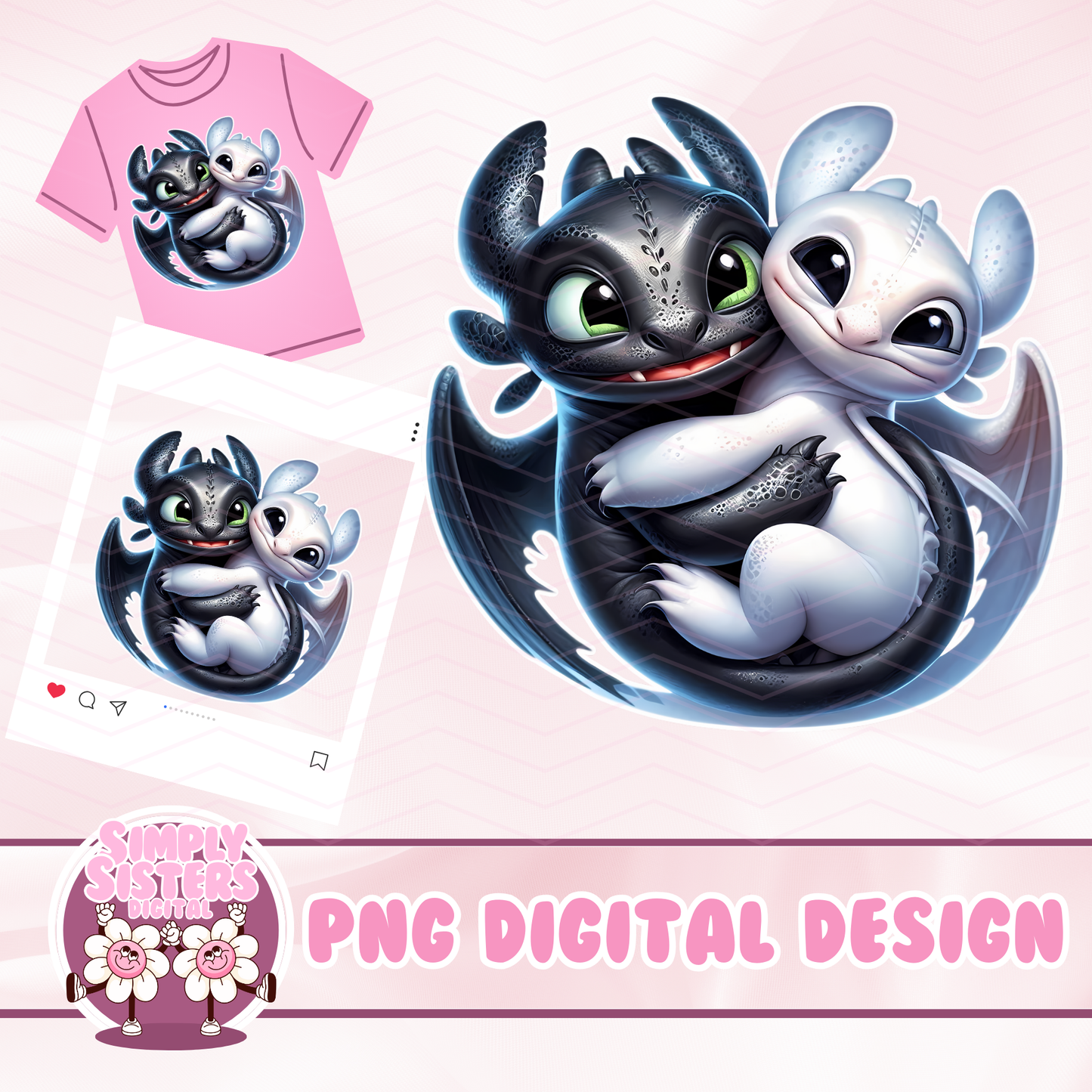 TOOTHLESS AND HIS LOVE PNG
