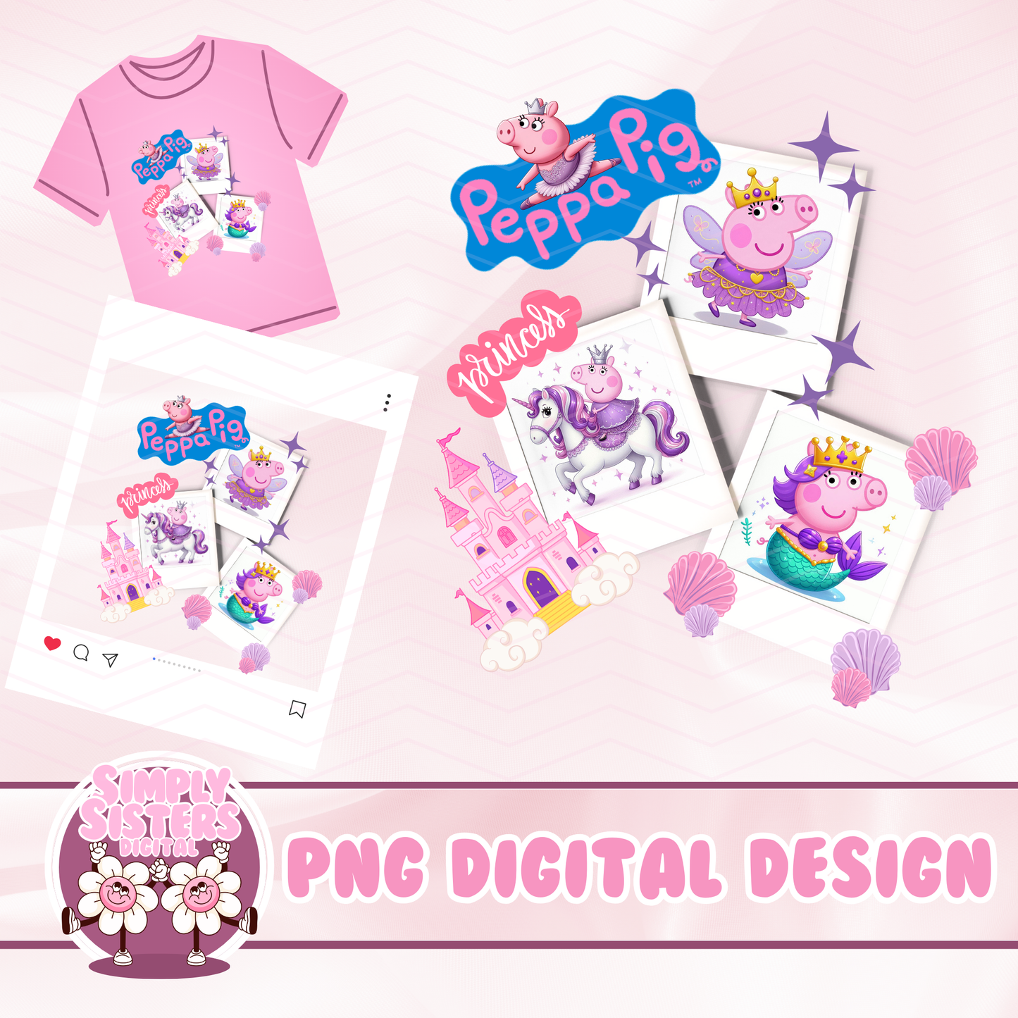 PEPPA PIG POLAROID PNG