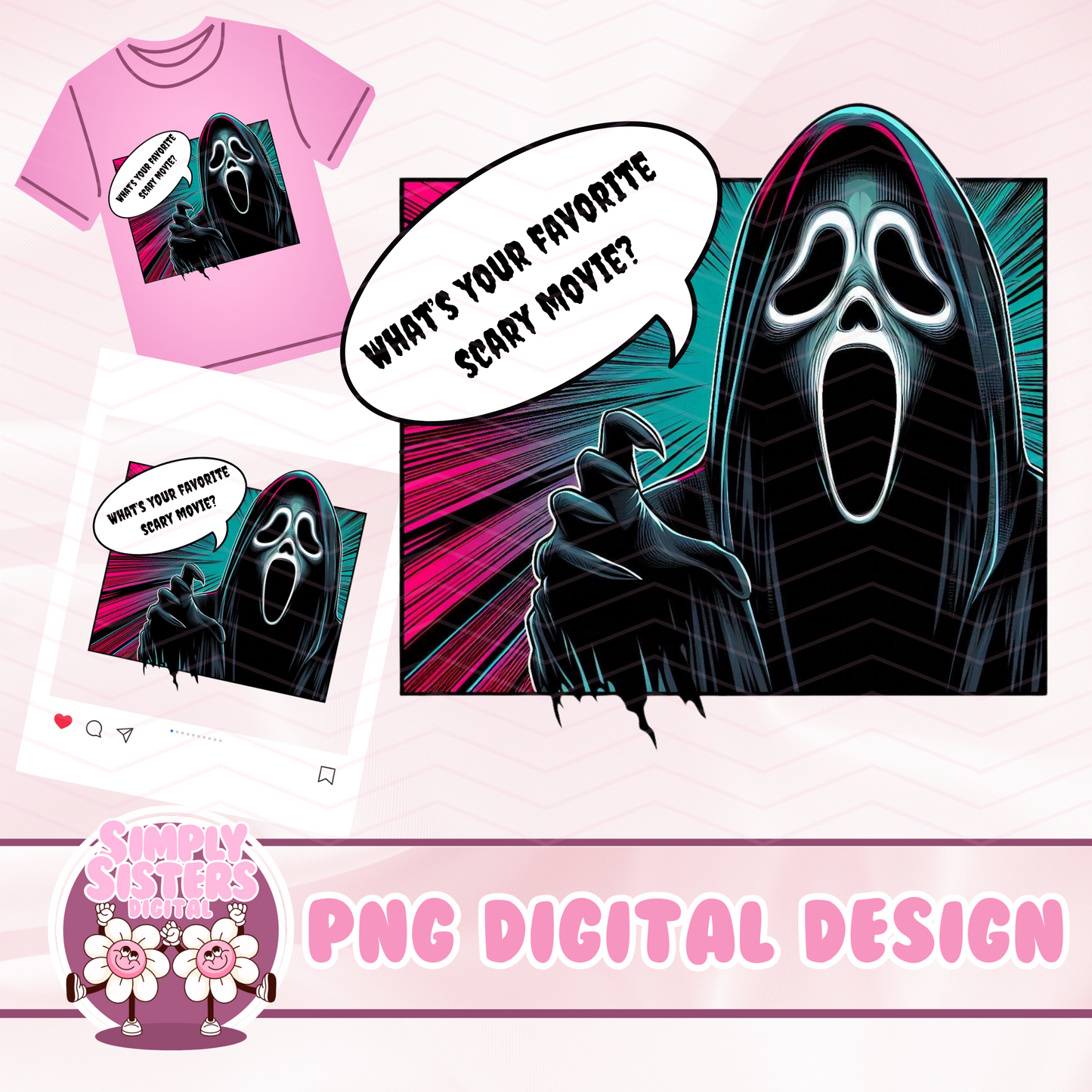 SCREAM SCARY MOVIE PNG