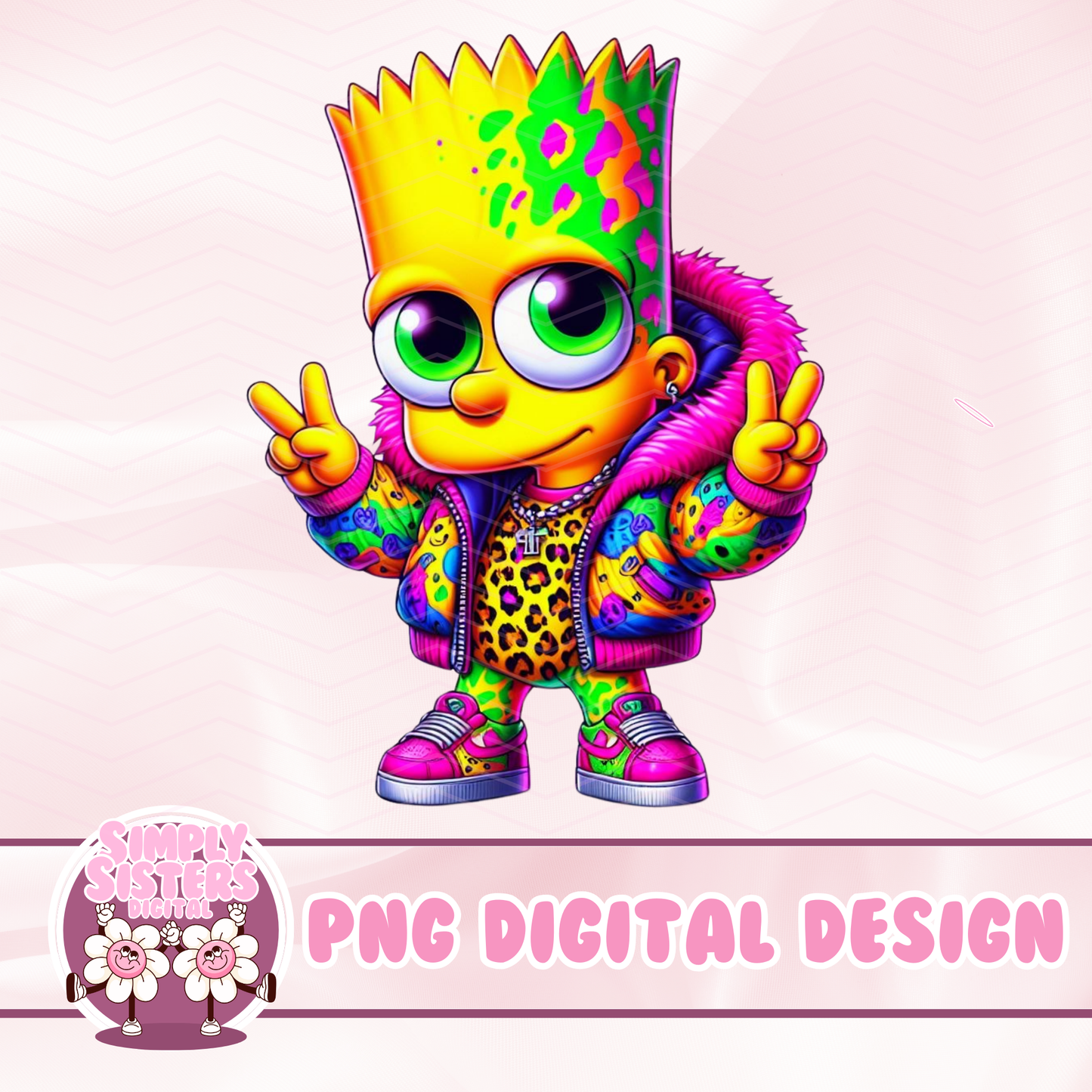 LISA FRANK STYLE BART