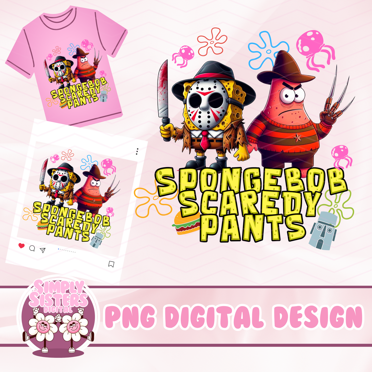 SPONGEBOB SCAREDY PANTS PNG