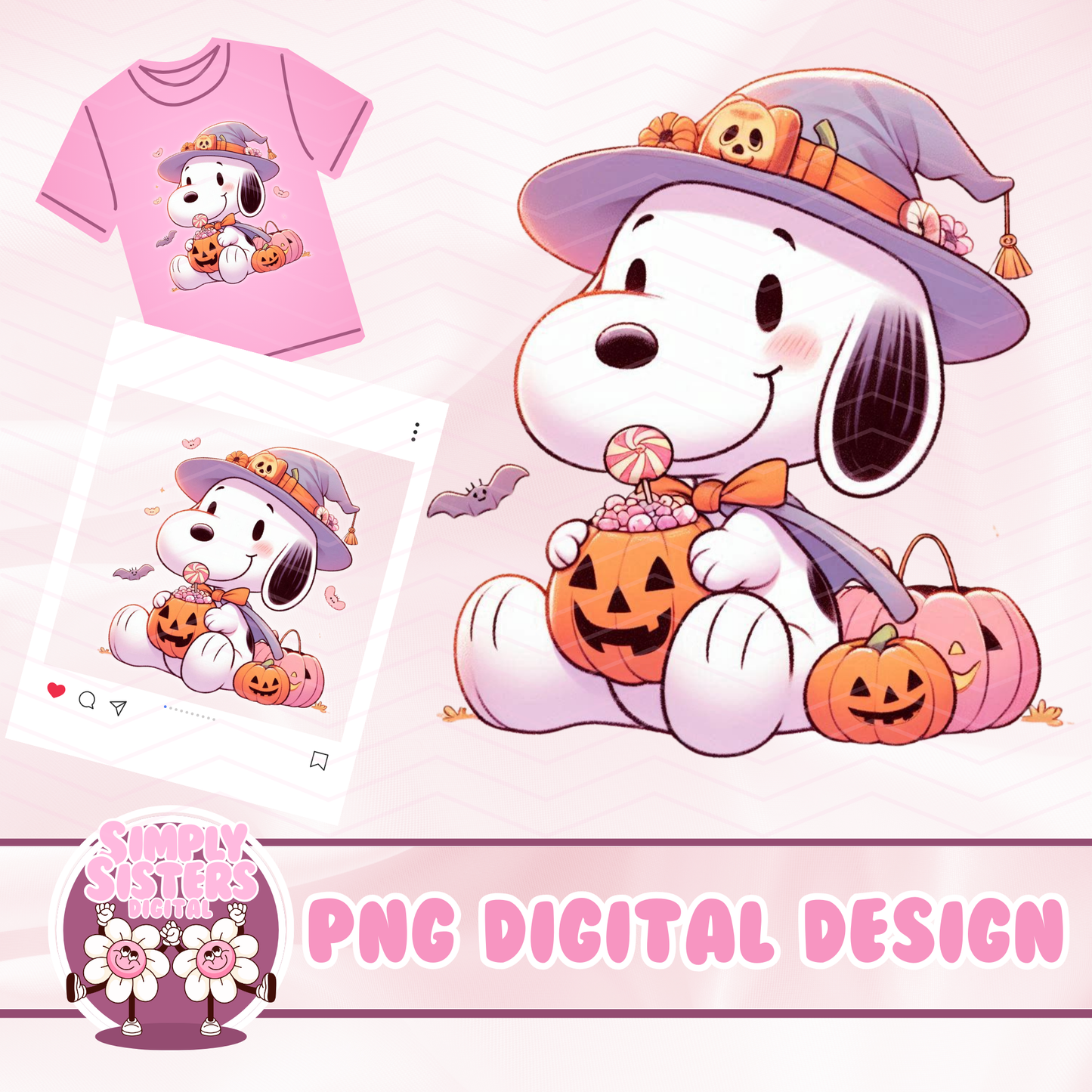 SPOOKY SNOOPY HALLOWEEN PNG