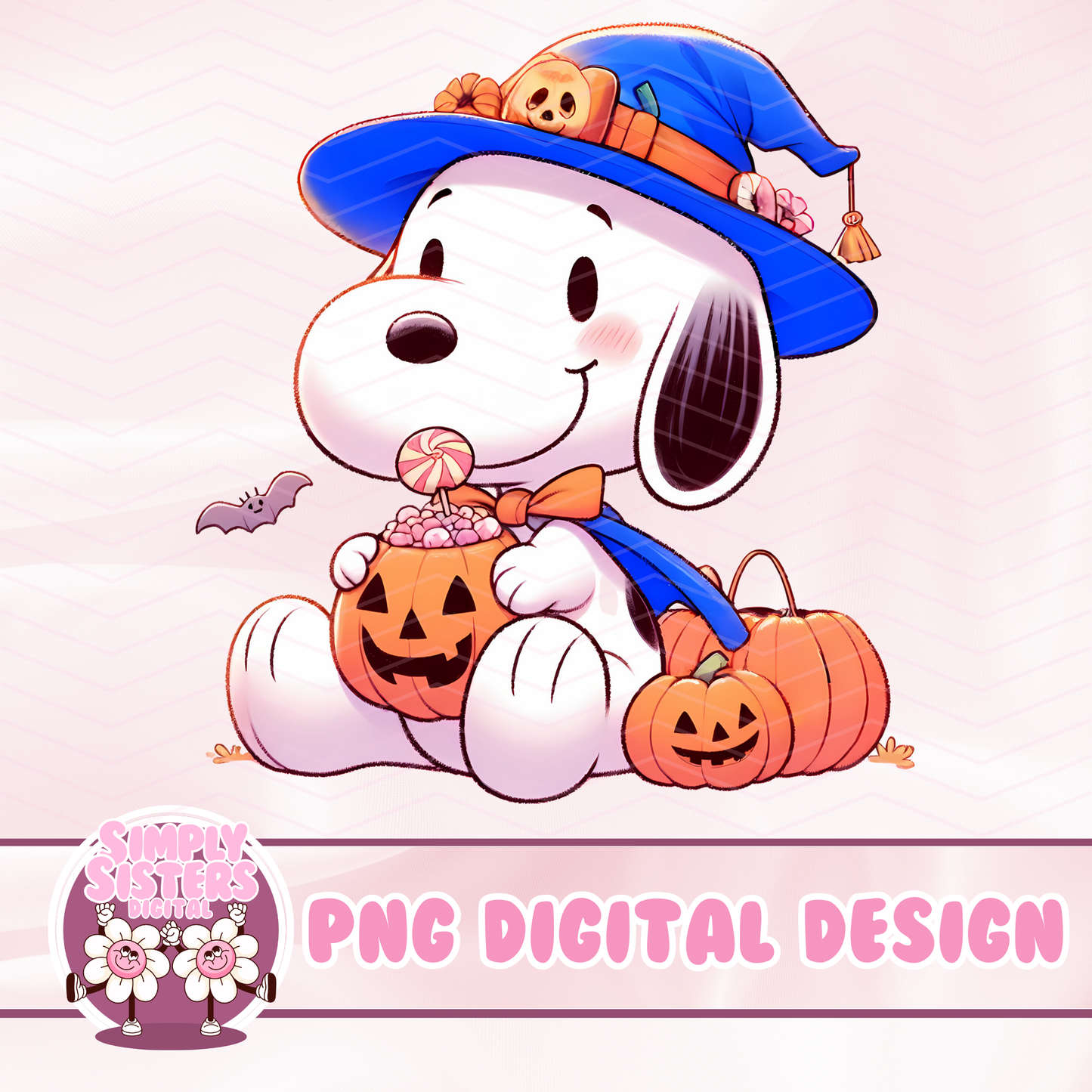 BLUE SNOOPY HALLOWEEN