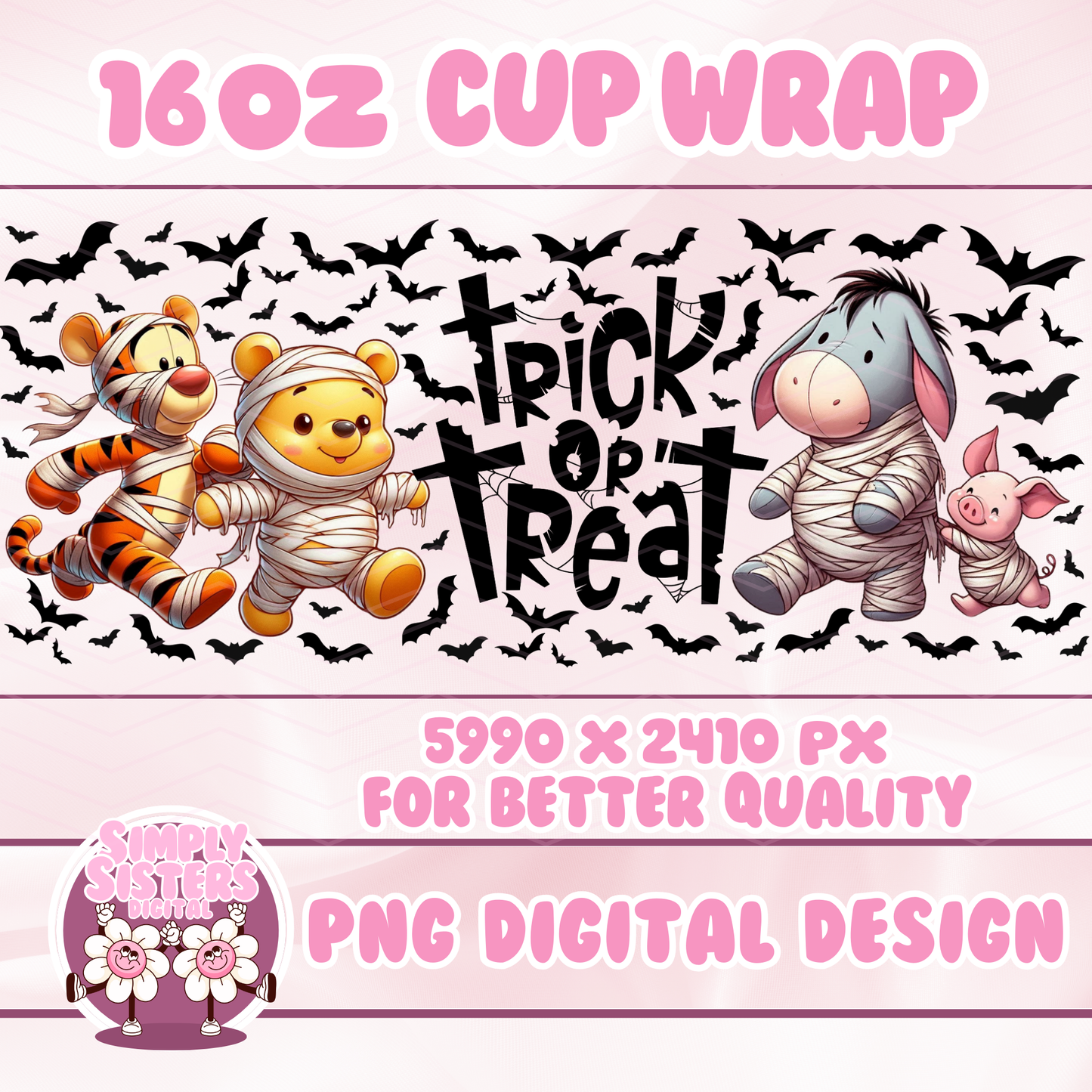 WINNIE THE POOH AND FRIENDS SPOOKY WRAP