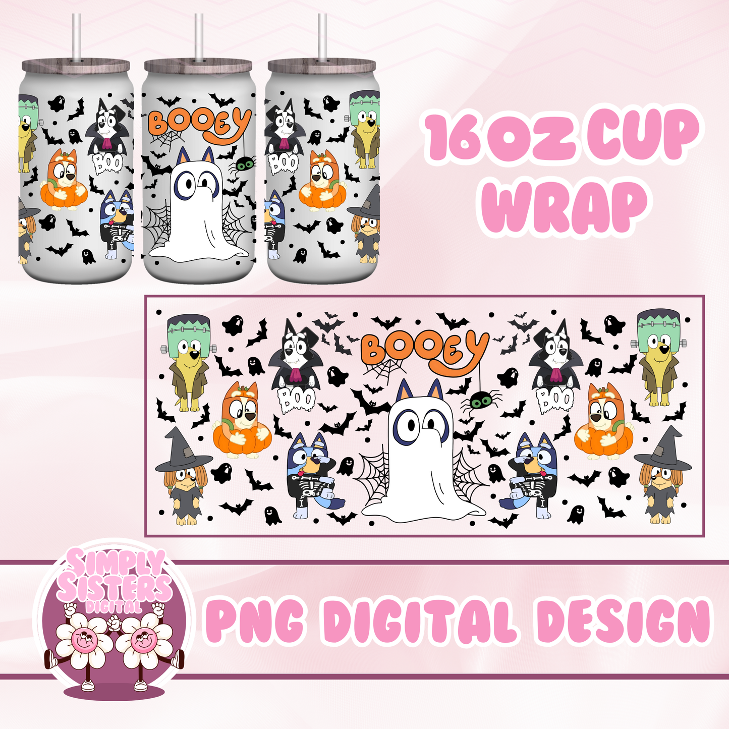 BOOEY HALLOWEEN CUP WRAP
