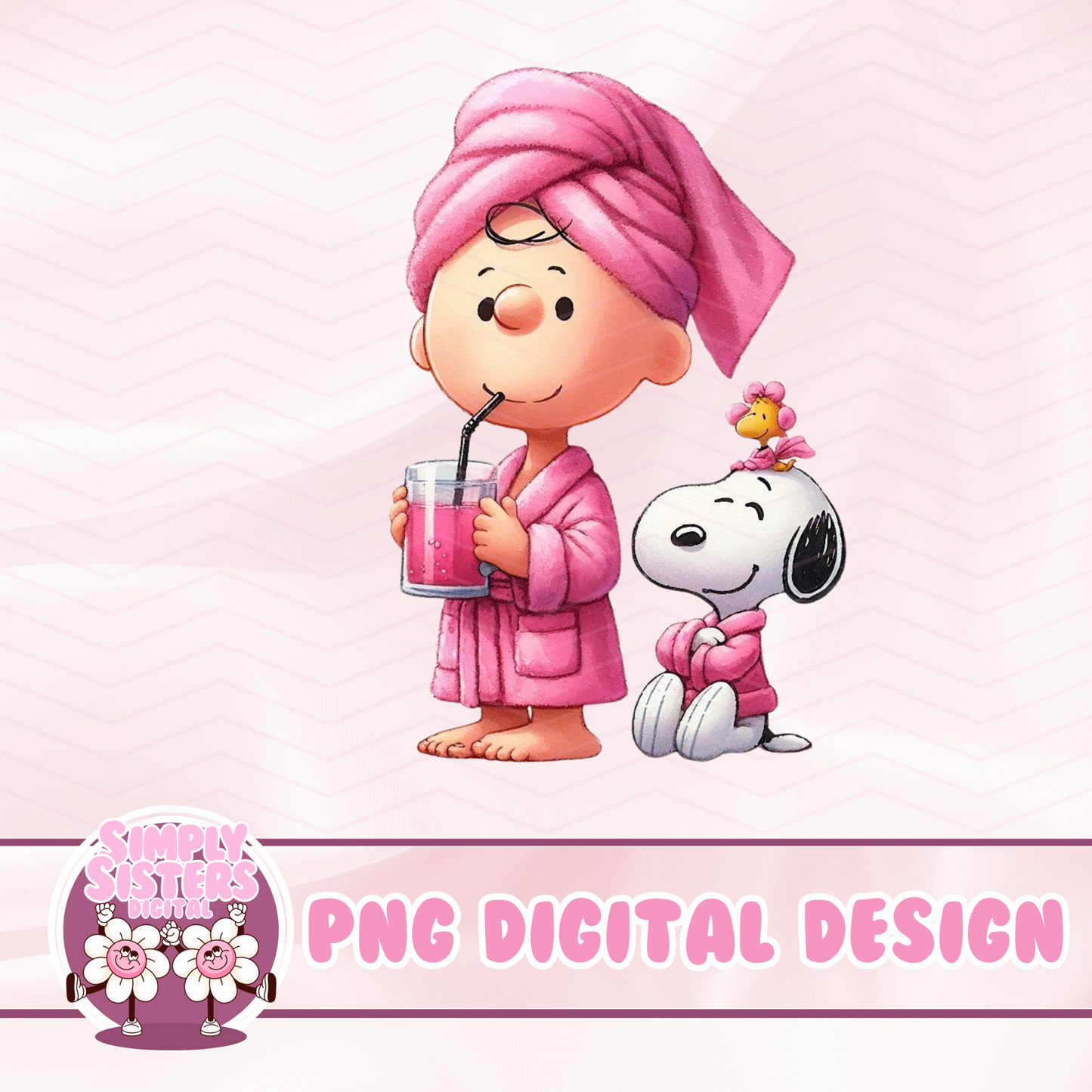PINK CHARLIE BROWN PNG