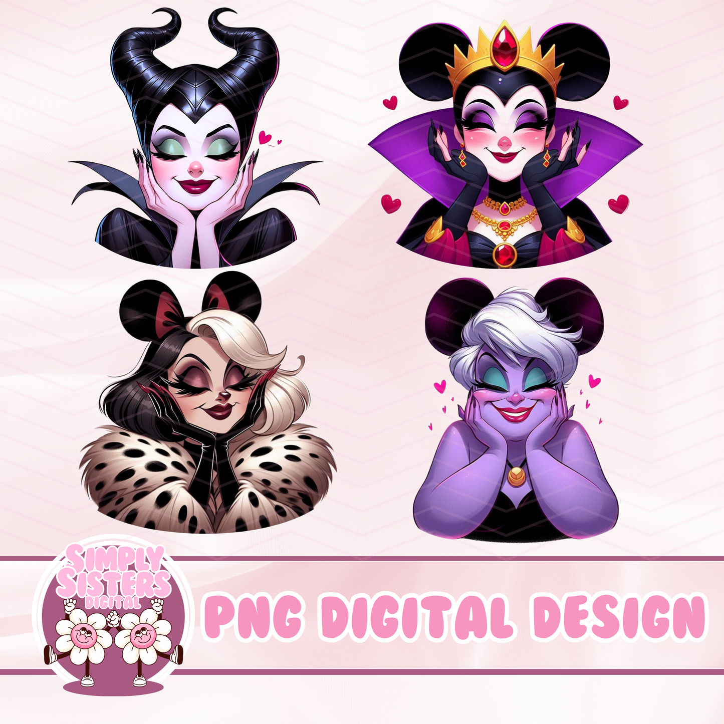 DREAMING VILLIANS PNG BUNDLE