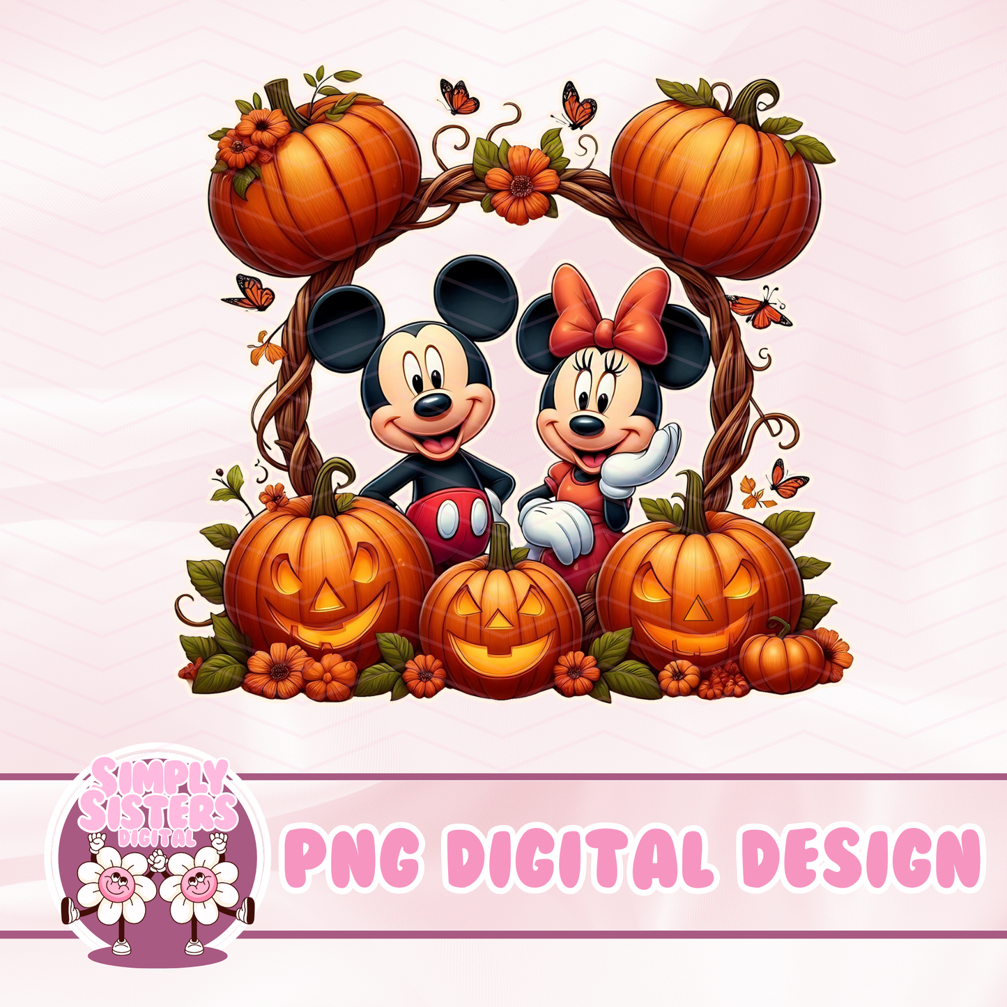 MOUSE COUPLE HALLOWEEN DESIGN