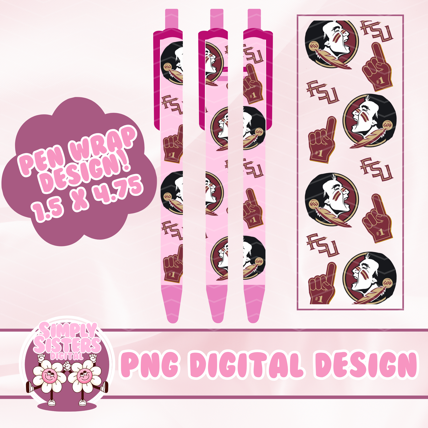 FSU FOOTBALL PEN WRAP