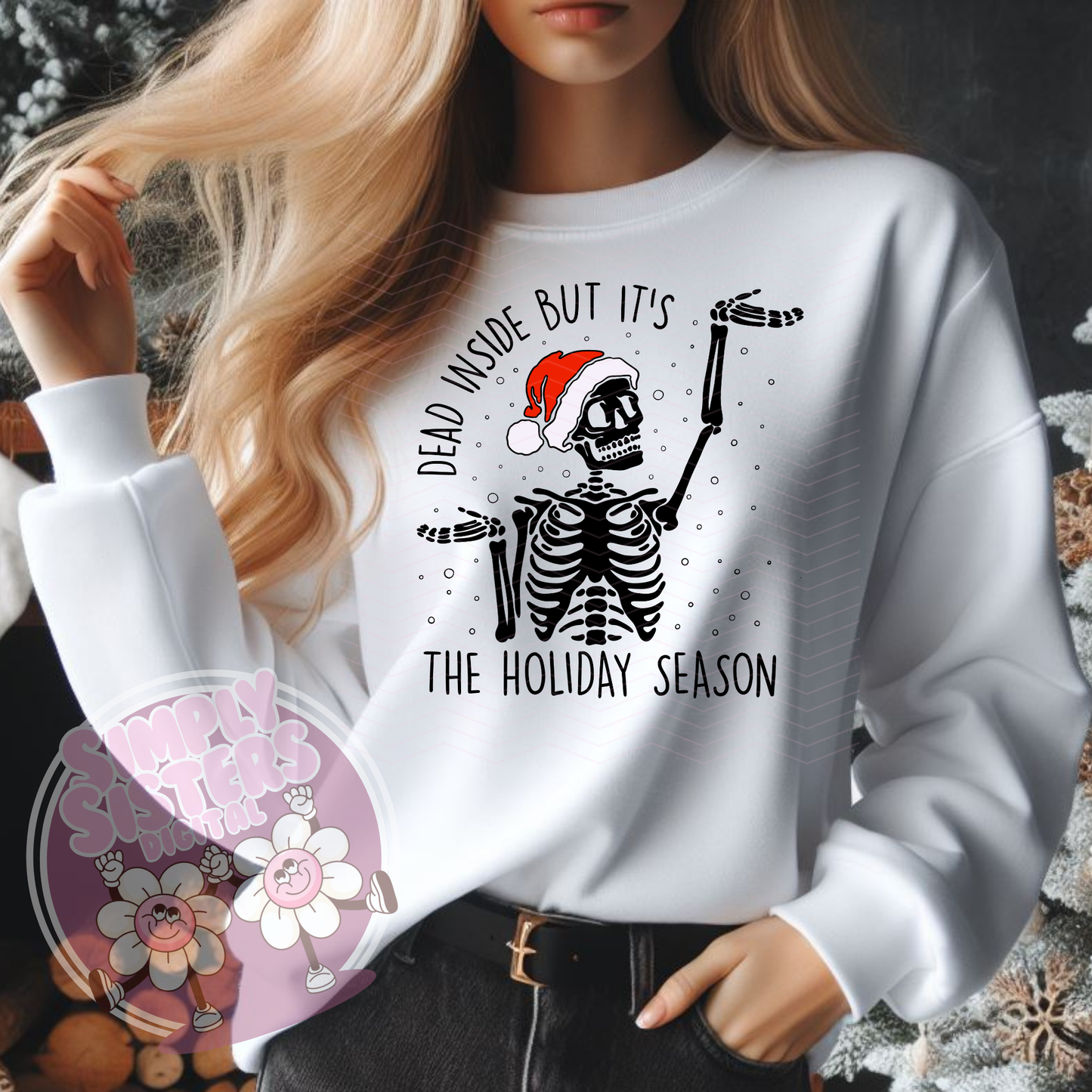 DEAD INSIDE CHRISTMAS PNG