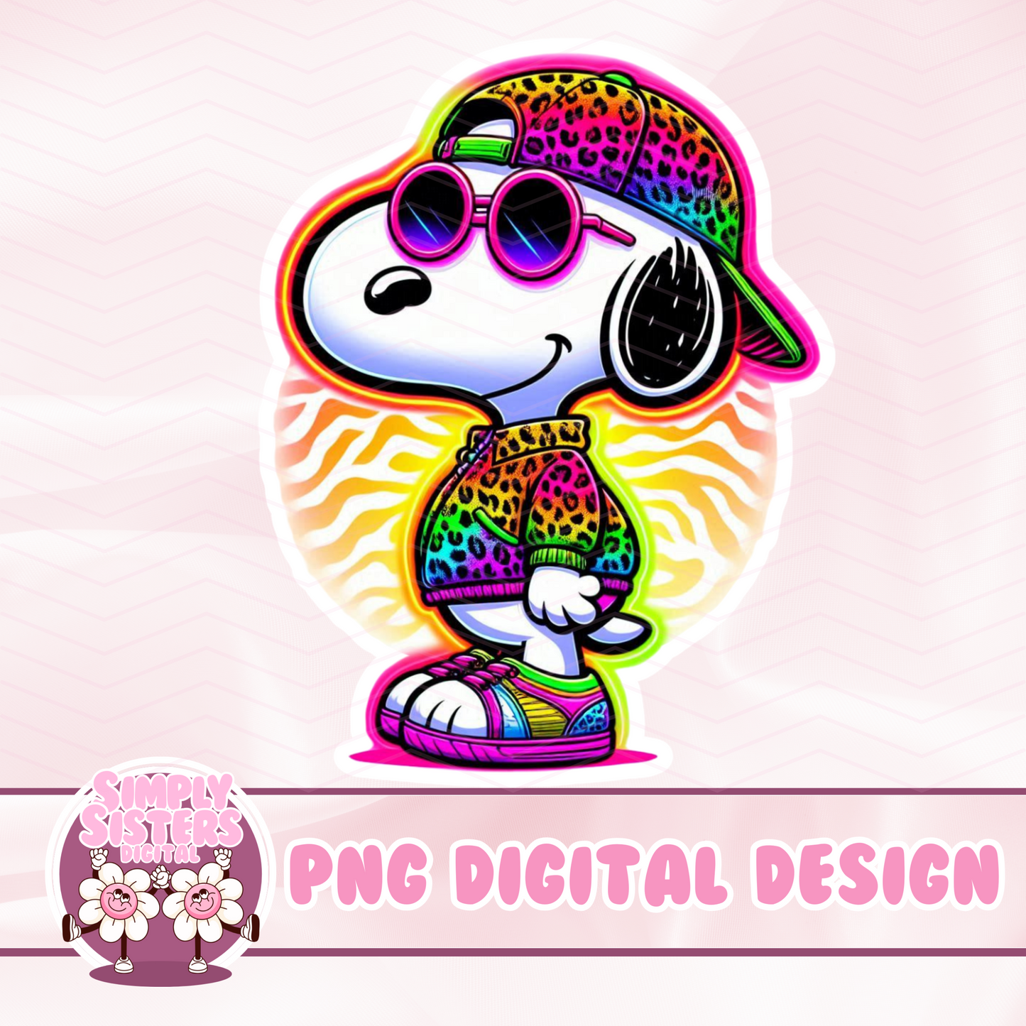 RETRO SNOOPY PNG