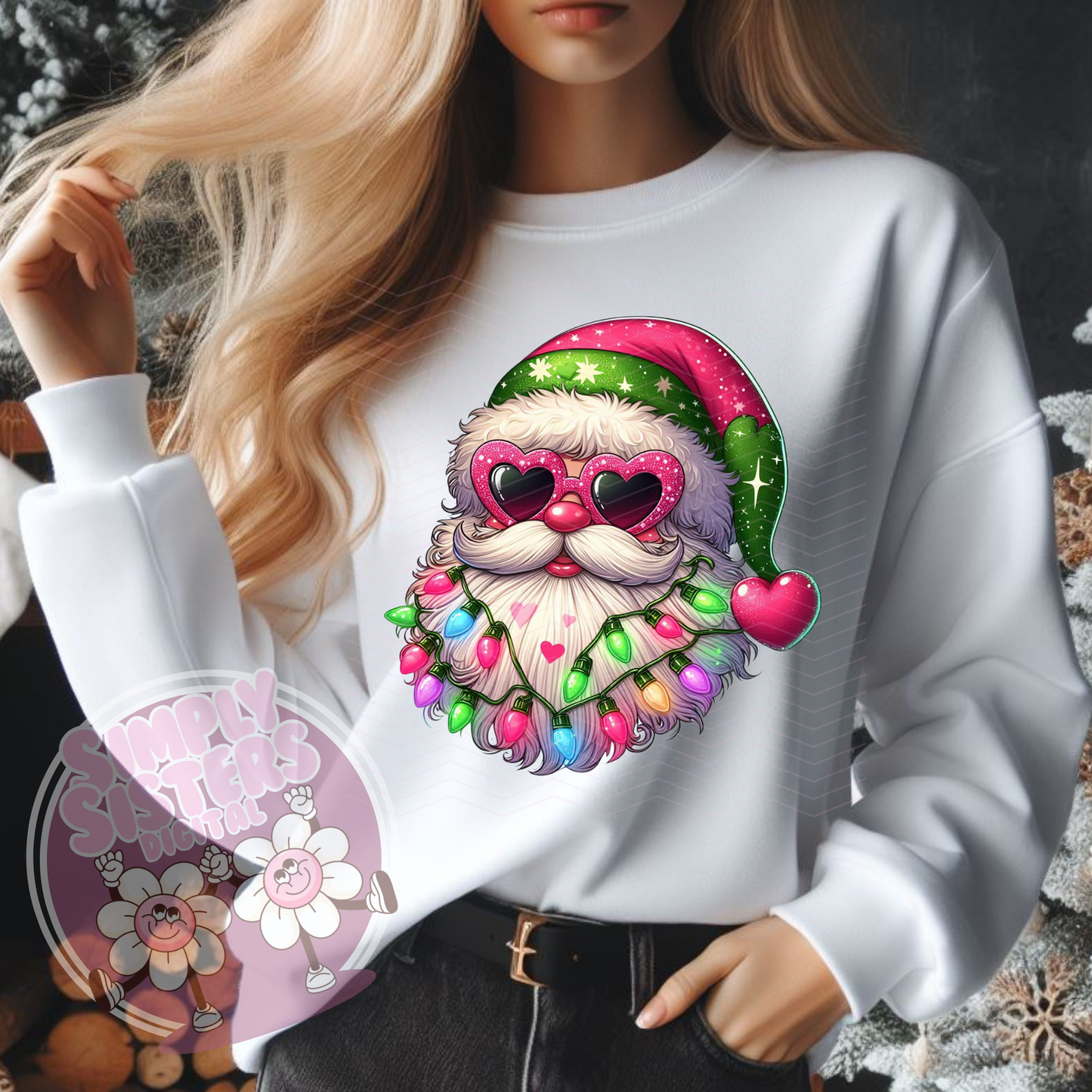 HEART EYES SANTA CLAUS