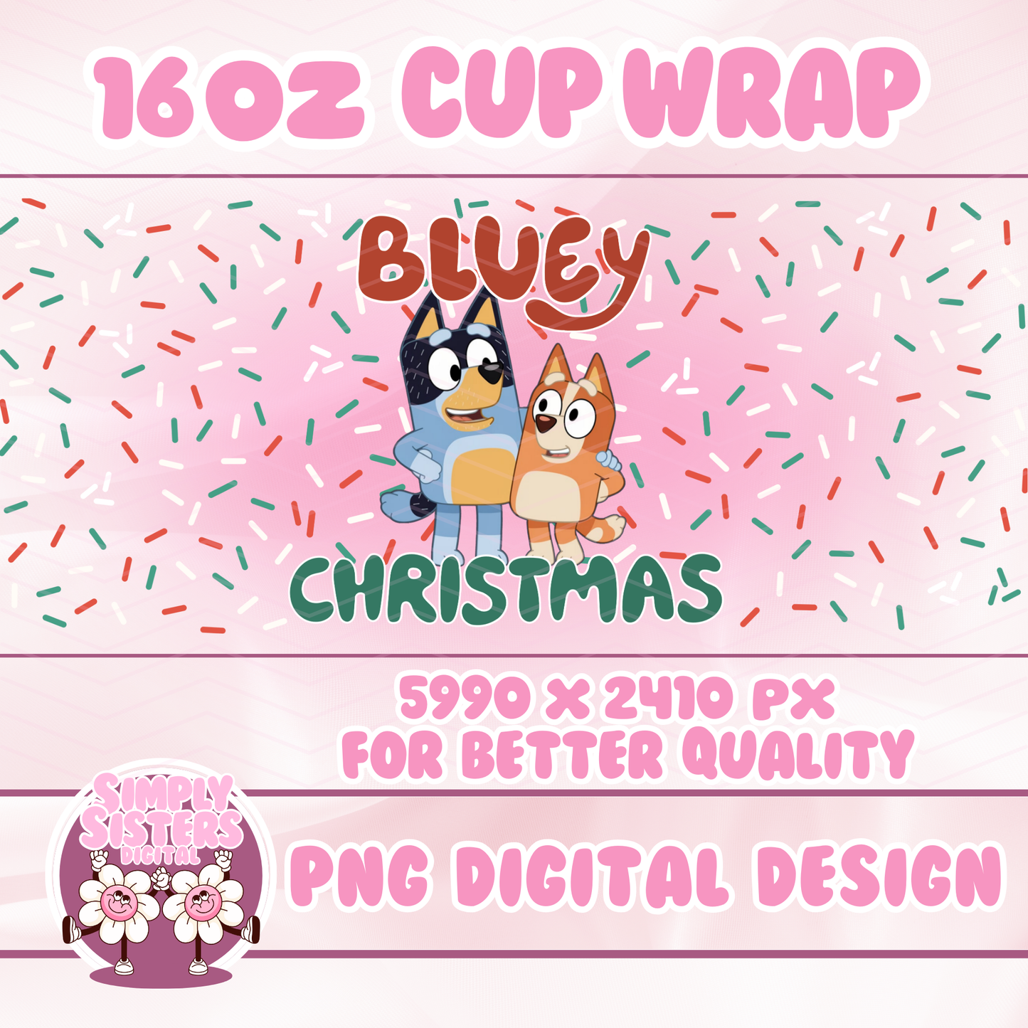 BLUEY CHRISTMAS WRAP