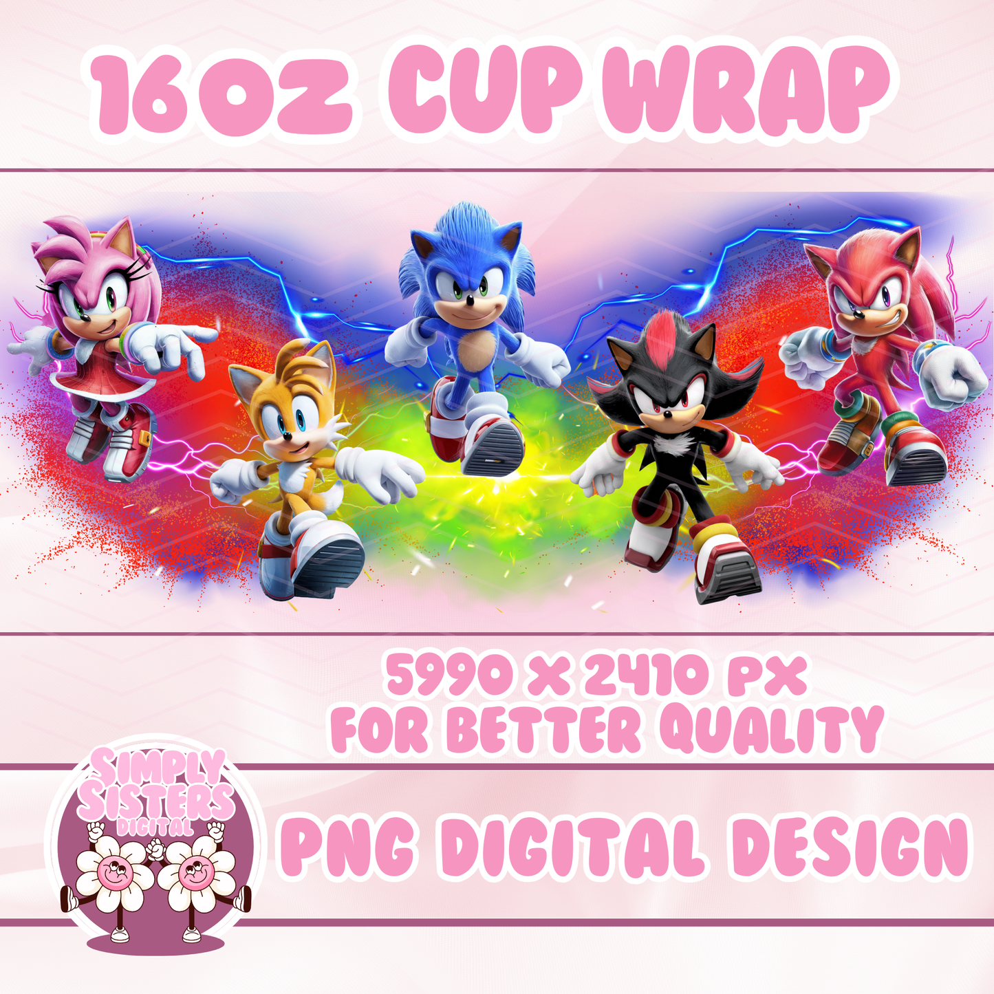 SONIC AND FRIENDS WRAP
