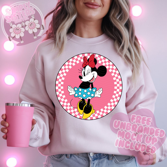 CUTE PINK MINNI & DAISY PNGS