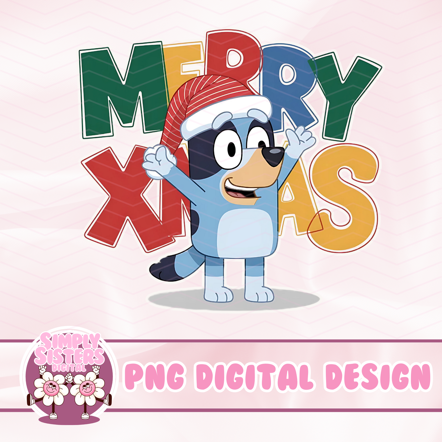 BLUEY XMAS PNG