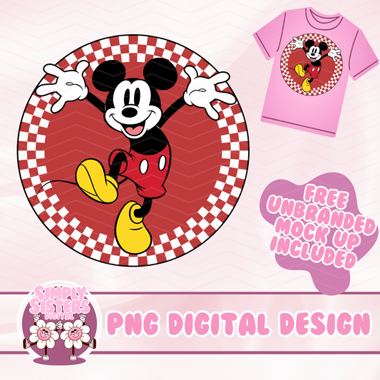 MICKEY CHECKERED PNG