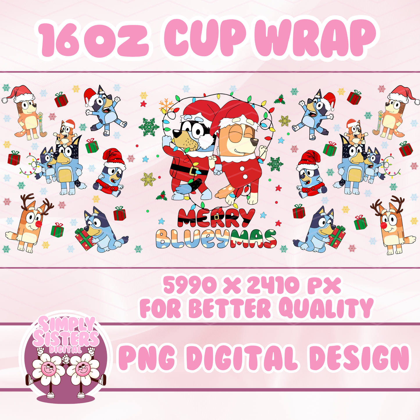 BLUEY CHRISTMAS WRAP