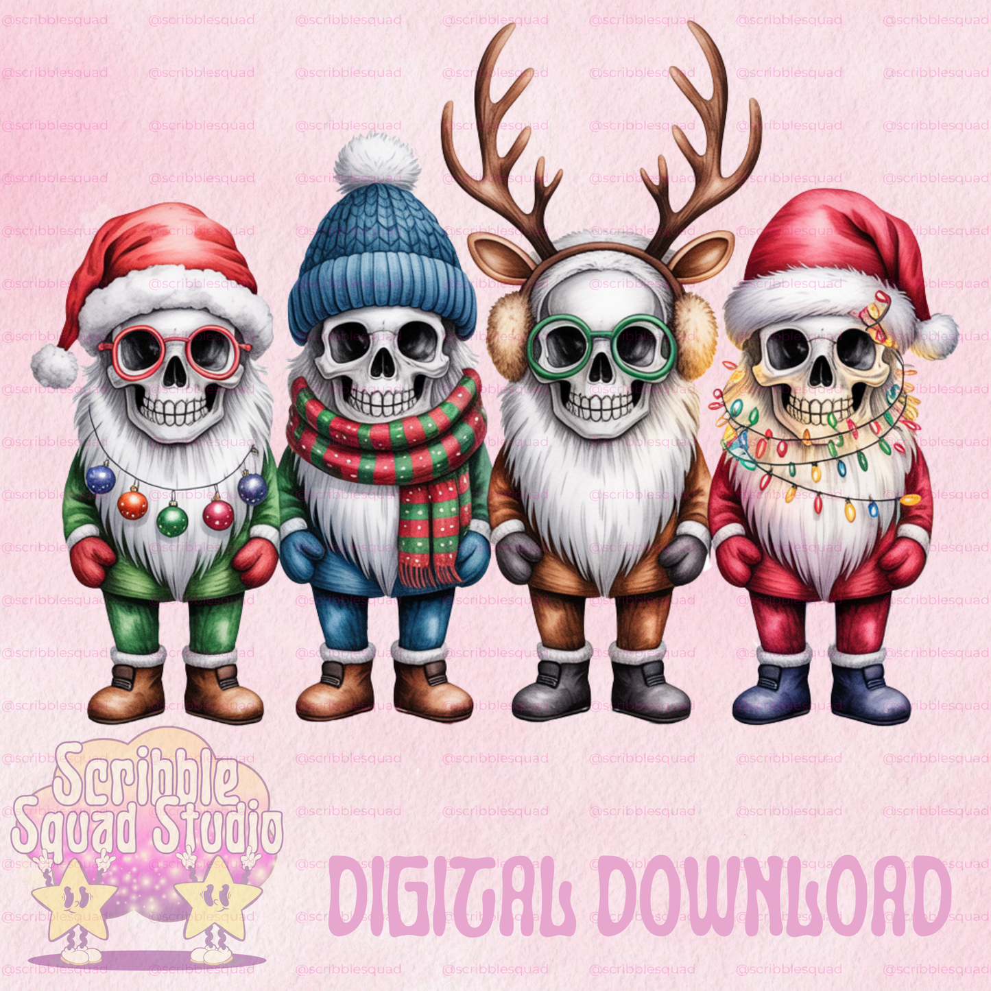 ROCK N ROLL CHRISTMAS PNG
