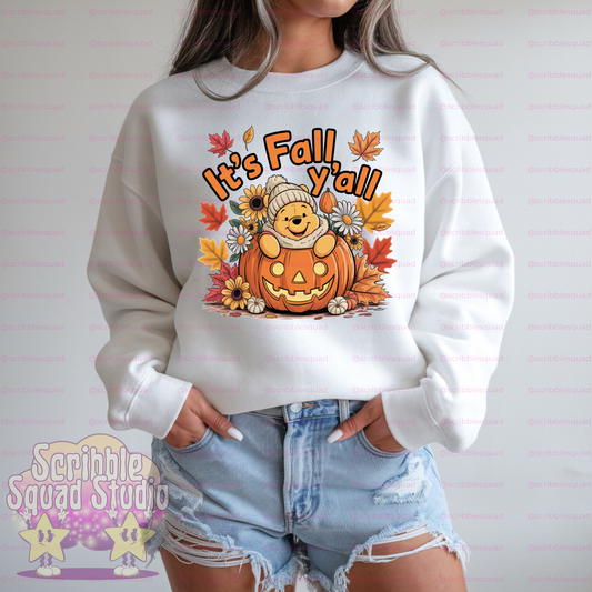 FALL YALL POOH PNG