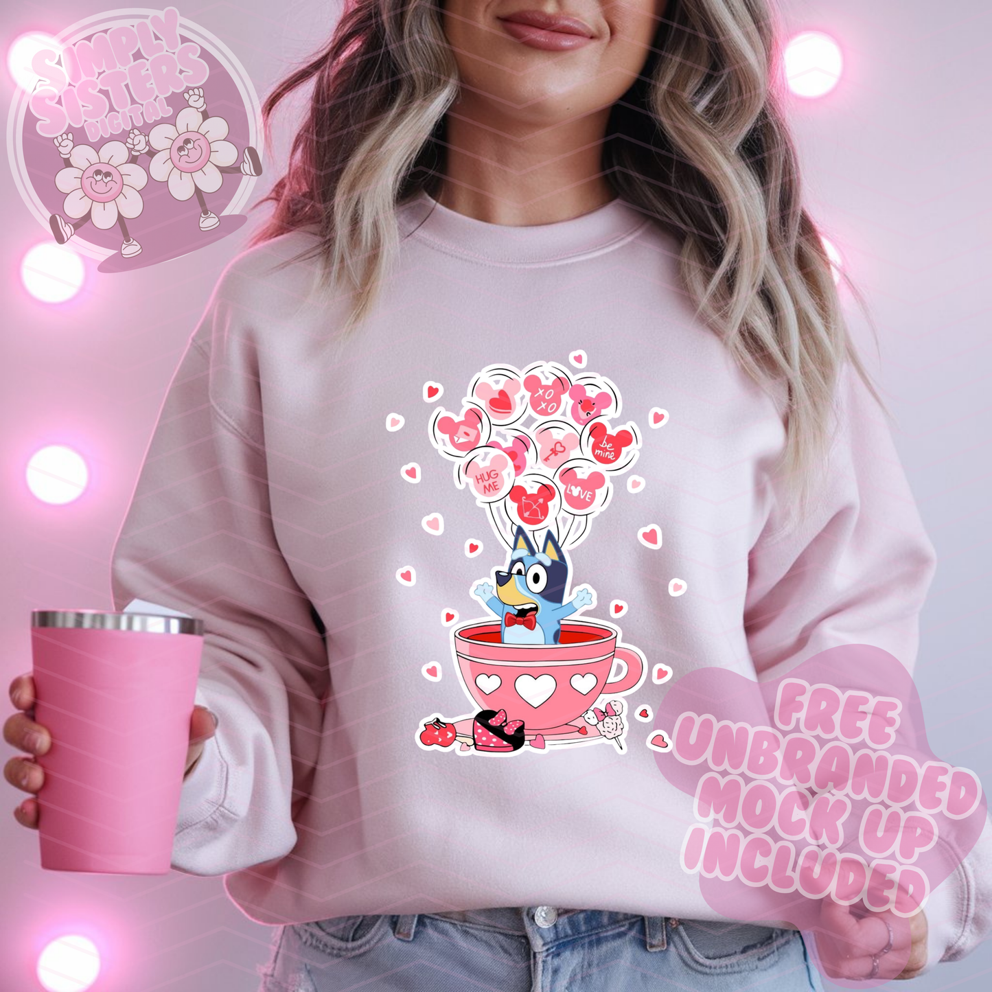 BLUEY TEACUP