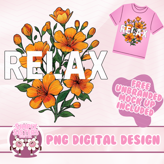 RELAX FLOWERS PNG