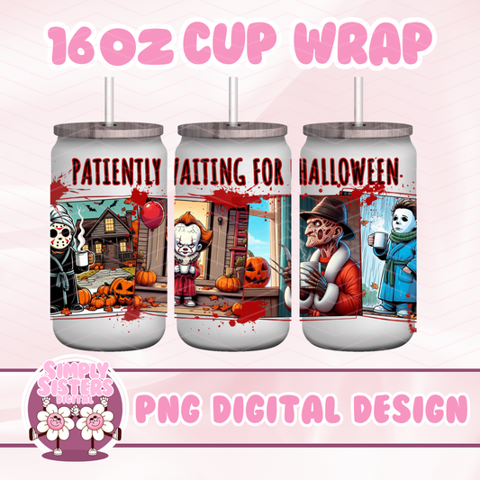 LITTLE SLASHER HALLOWEEN CUP WRAP
